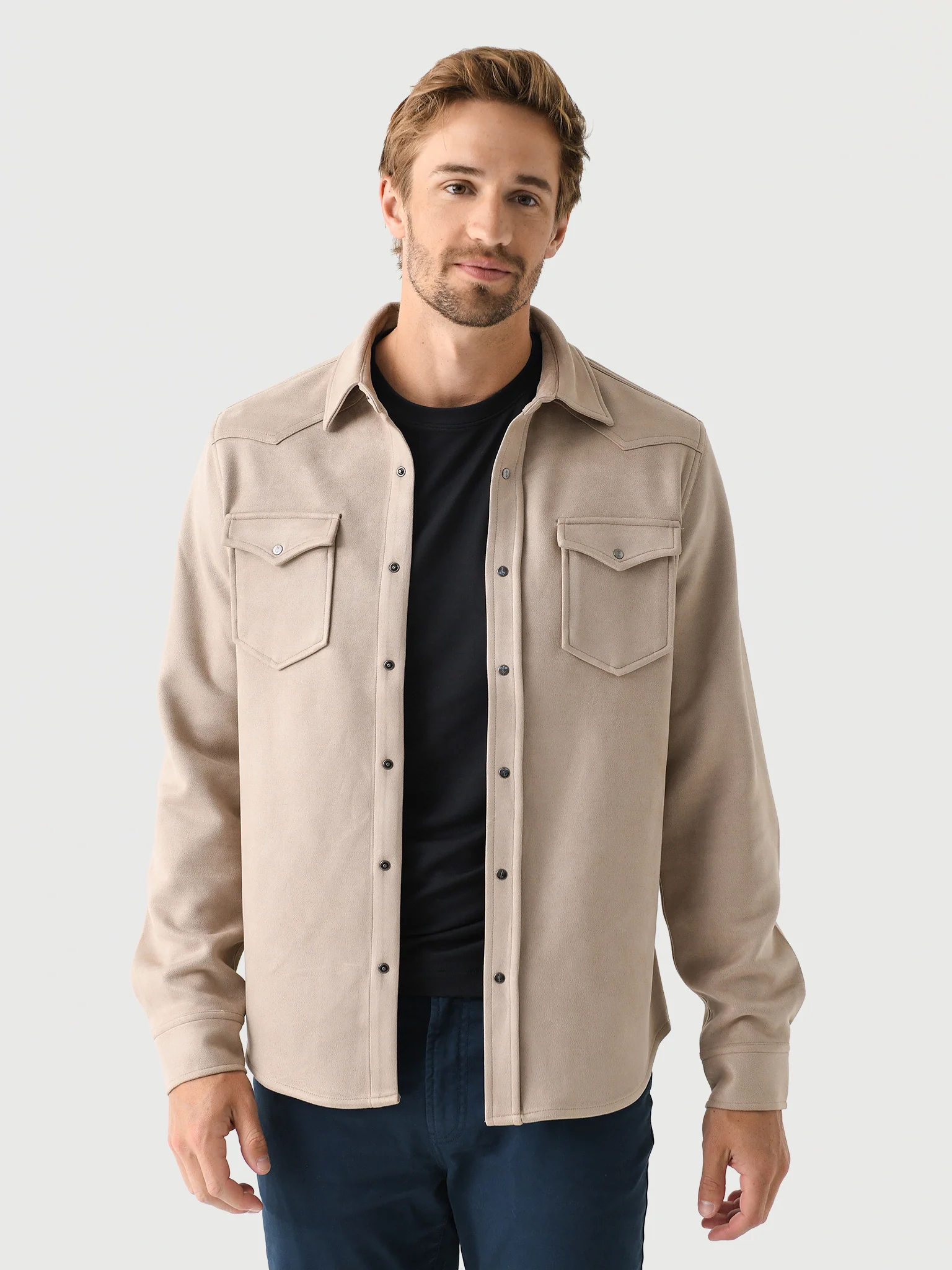 RYE51 Men's The Wyatt Microsuede Shirt Jacket - Image 12
