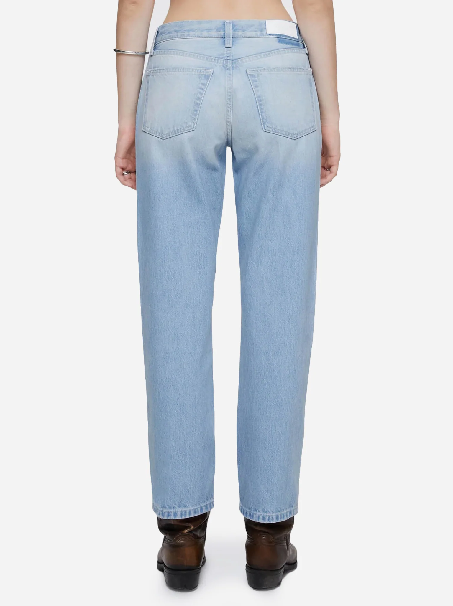 Re/Done Women's Easy Straight Crop Jean - Image 2