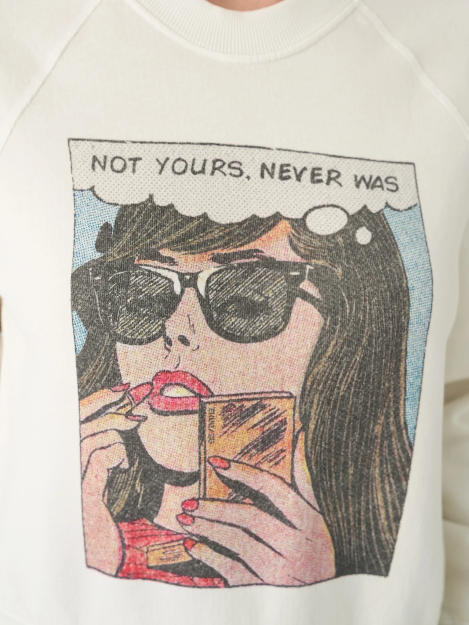 Re/Done Women's Not Yours Classic Crewneck - Image 5