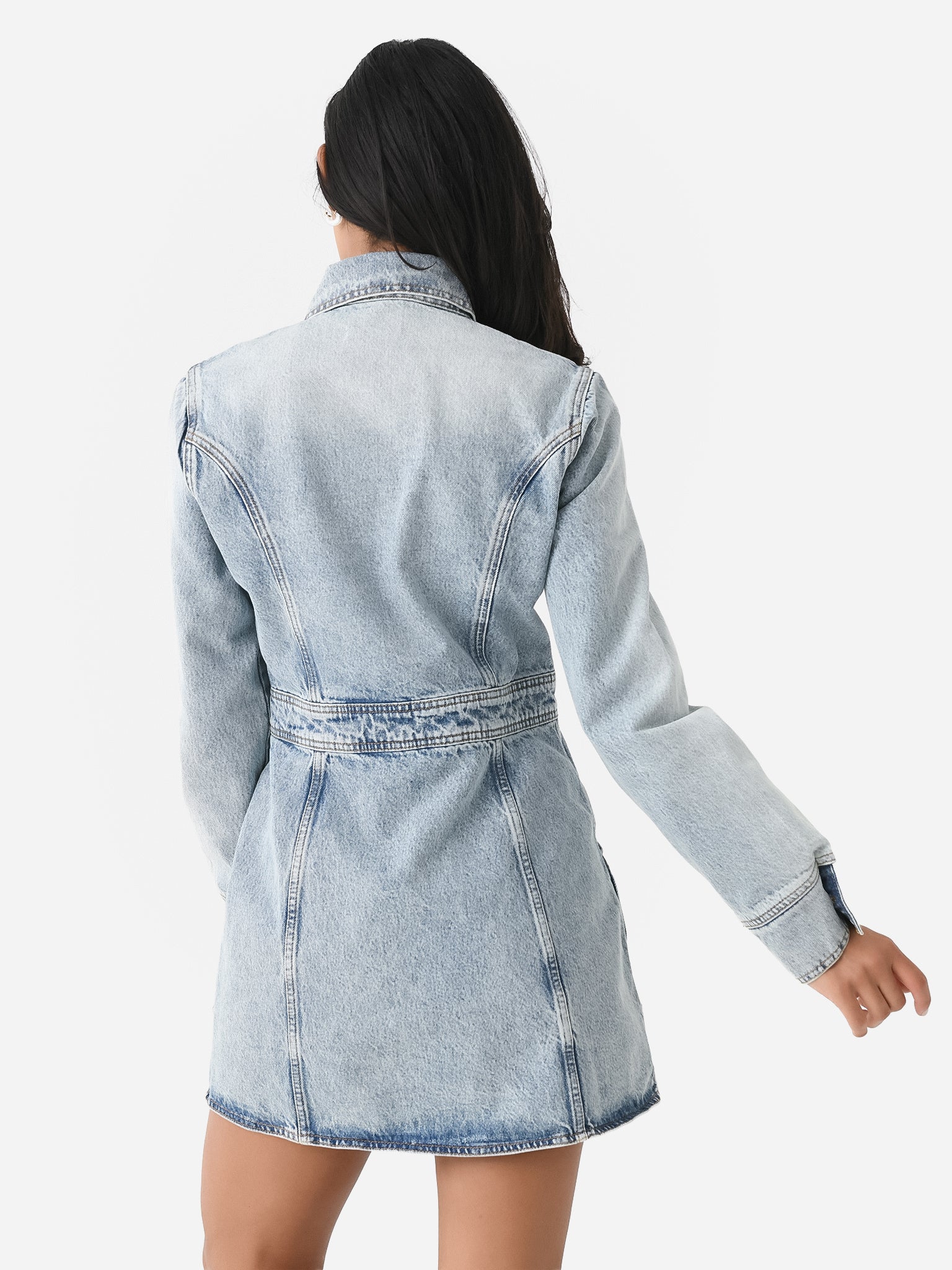 Re/Done Women's Trucker Dress - Image 4