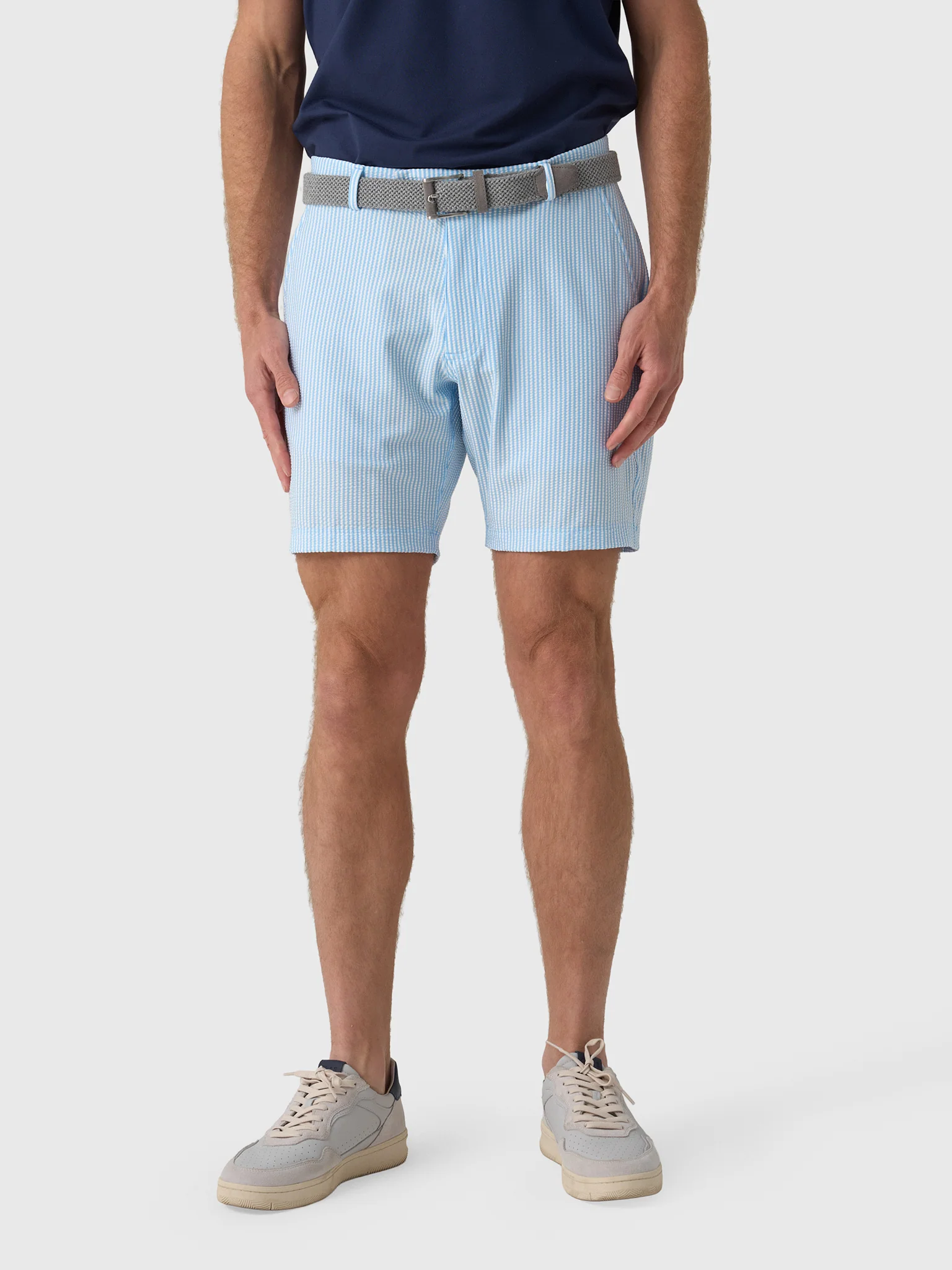 Redvanly Men's Becker Seersucker 7.5" Pull-On Short - Image 6