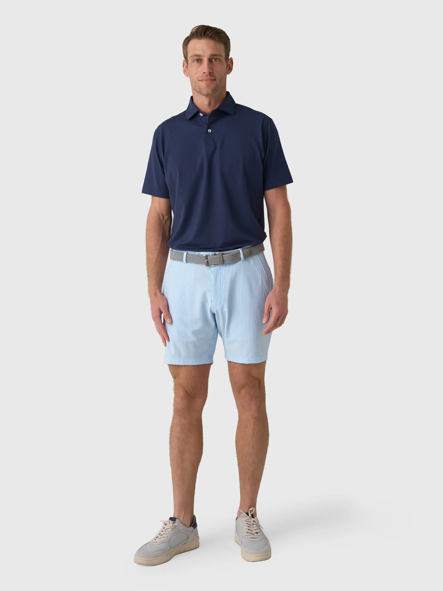 Redvanly Men's Becker Seersucker 7.5" Pull-On Short - Image 7