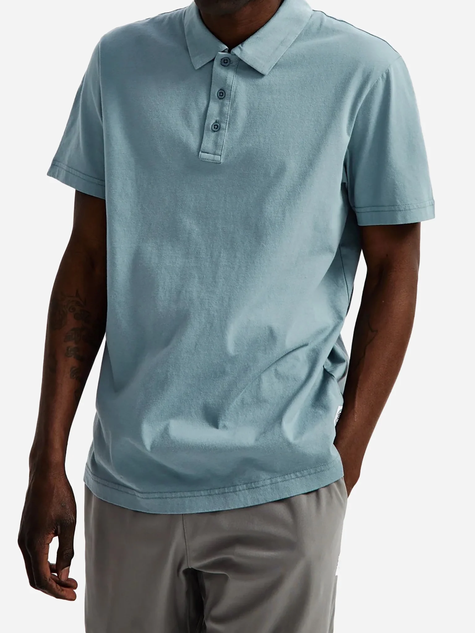 Reigning Champ Men's Lightweight Jersey Polo - Image 6