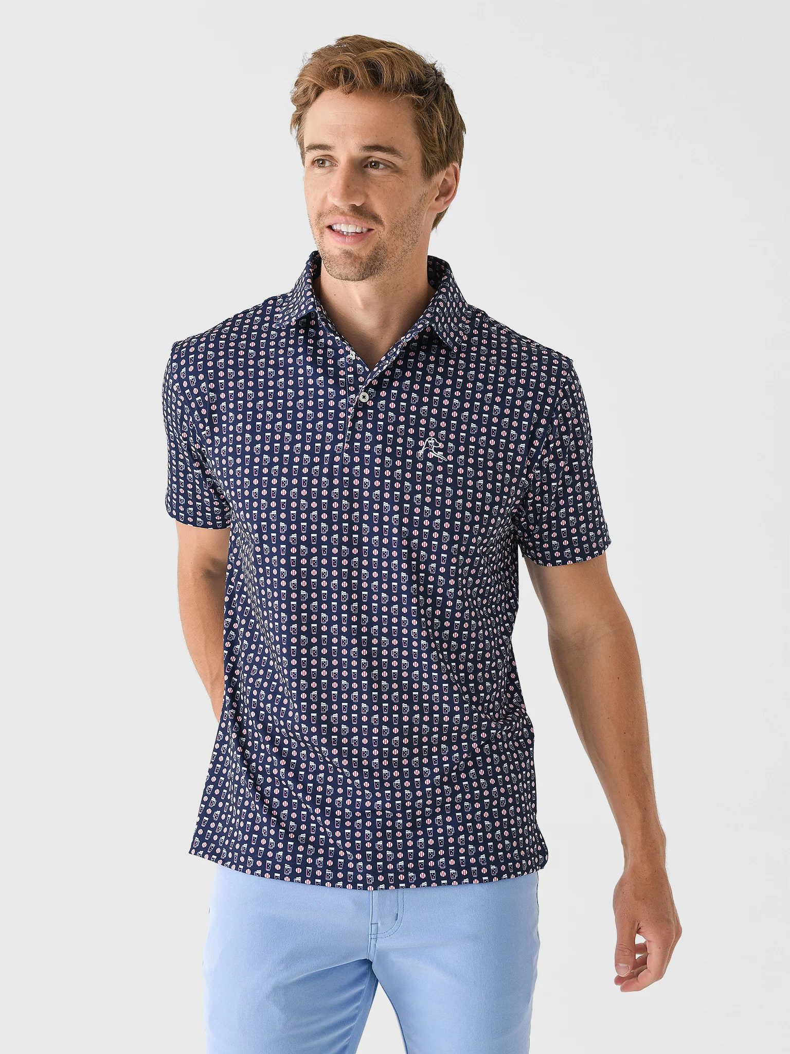 Rhoback Men's The Ballgame Polo