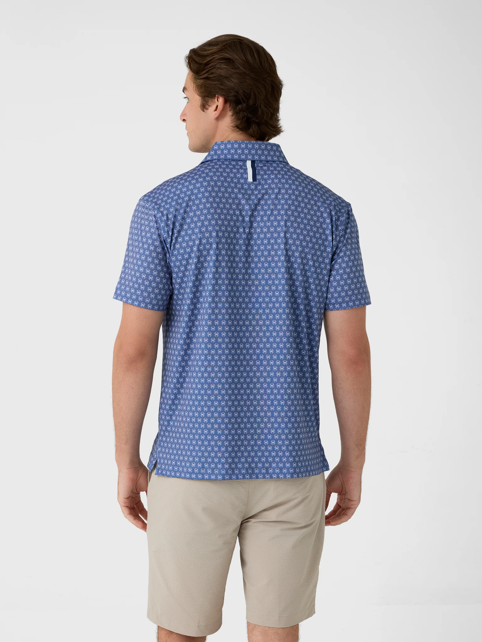Rhoback Men's The Blue Crab Performance Polo - Image 4