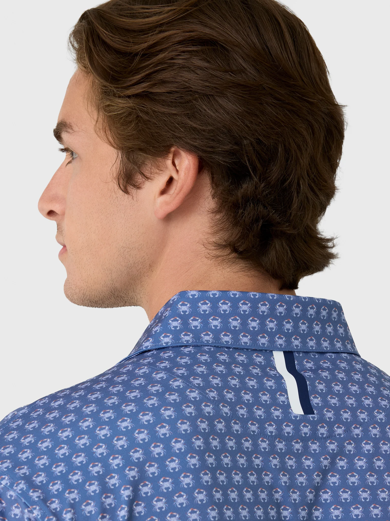Rhoback Men's The Blue Crab Performance Polo - Image 5