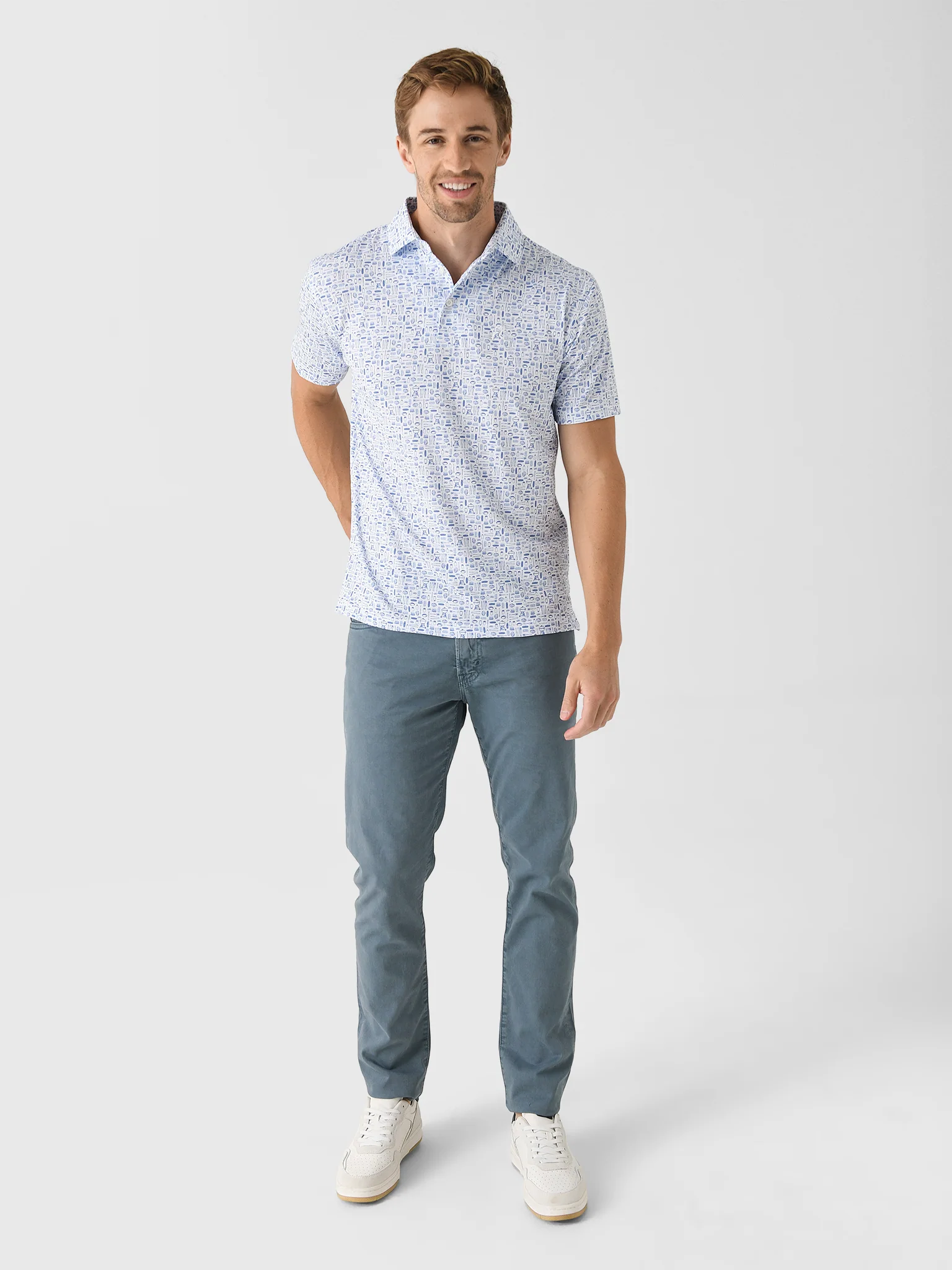 Rhoback Men's The Cook Out Performance Polo - Image 2