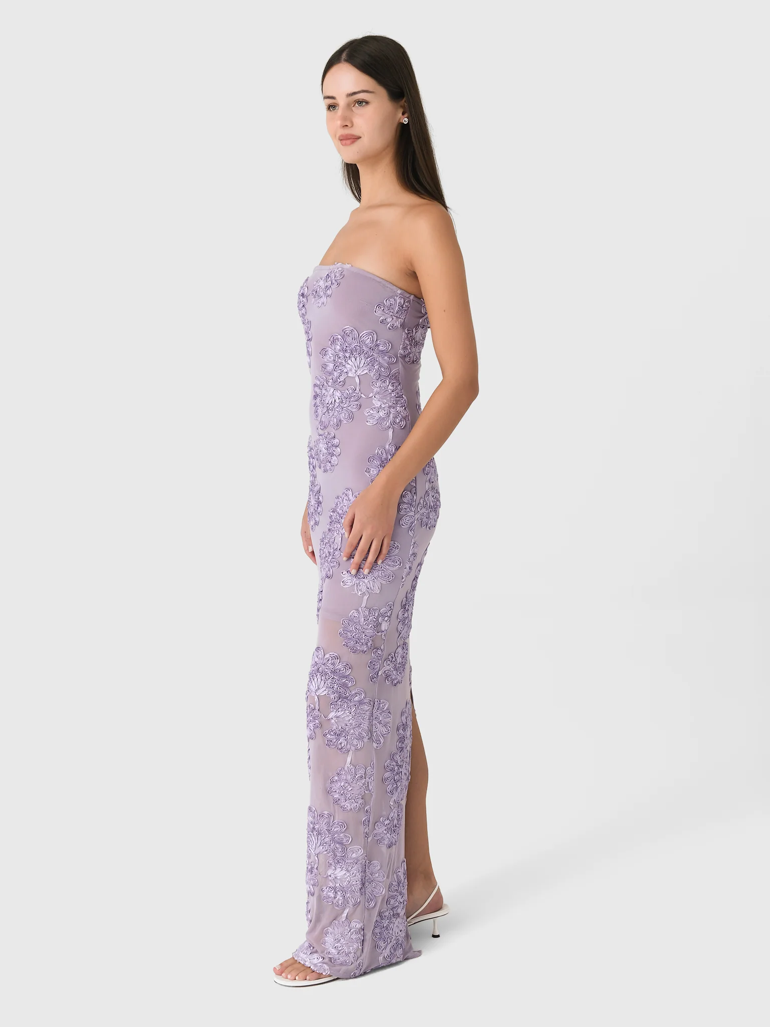 Rotate Women's 3D Mesh Maxi Dress - Image 2