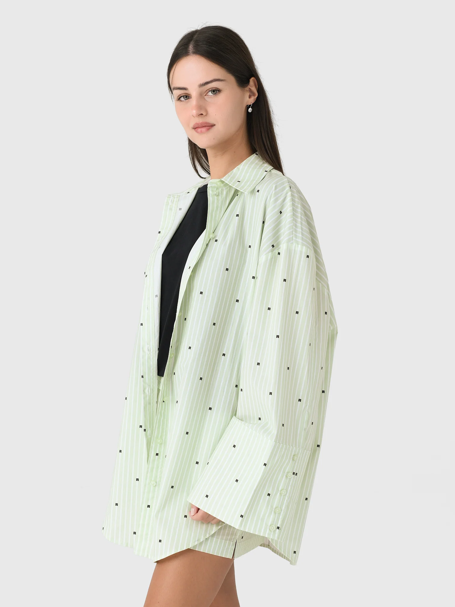 Rotate Women's Poplin Oversized Shirt - Image 3