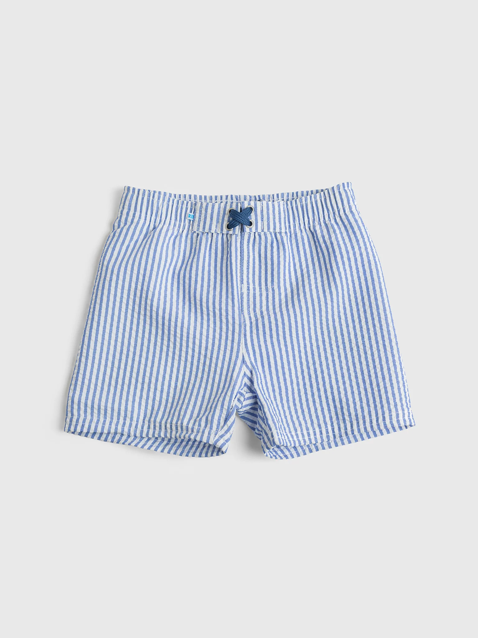 Rufflebutts Boys' Periwinkle Blue Swim Trunk