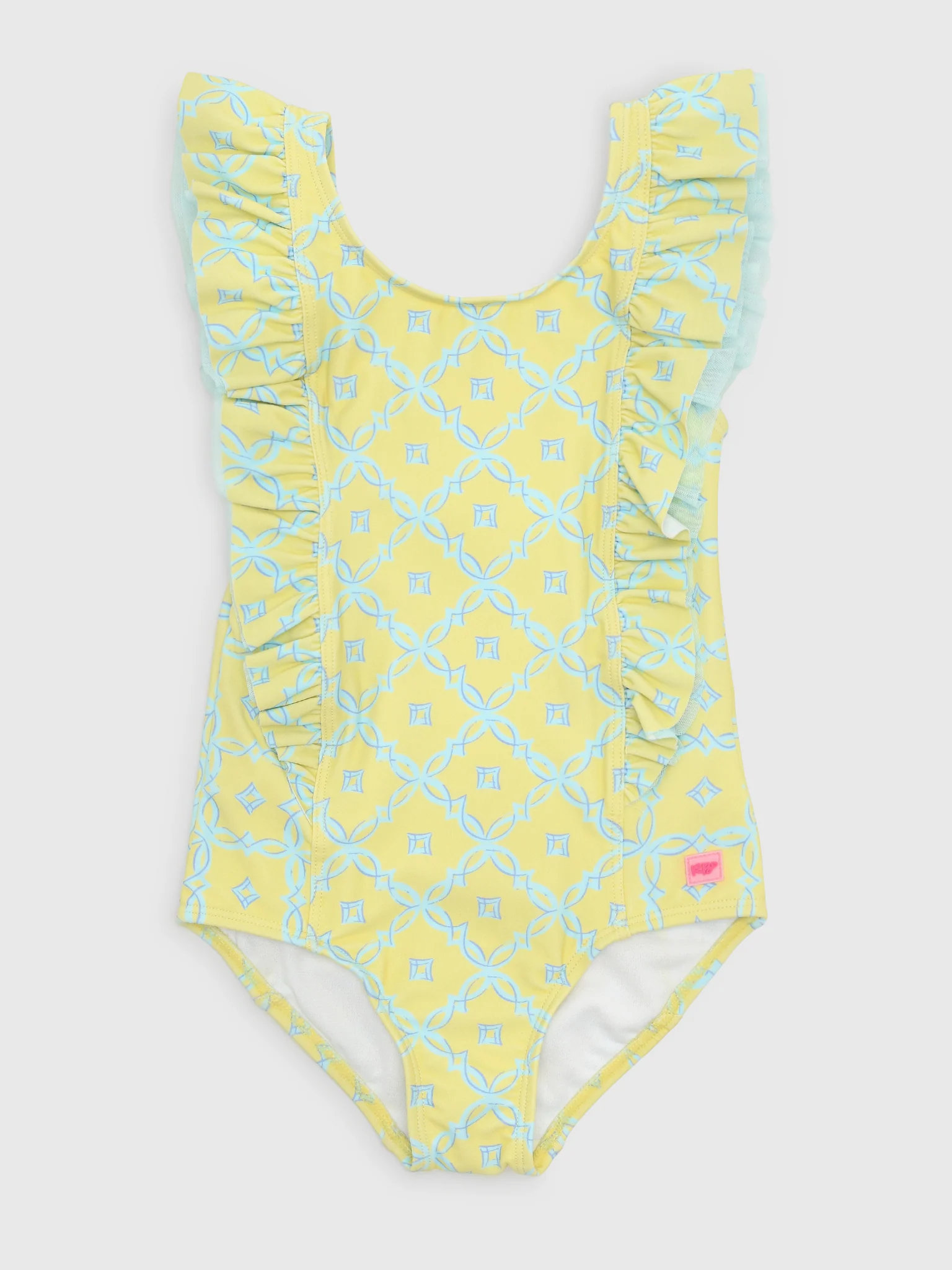 Rufflebutts Girls' Waterfall One-Piece Swimsuit
