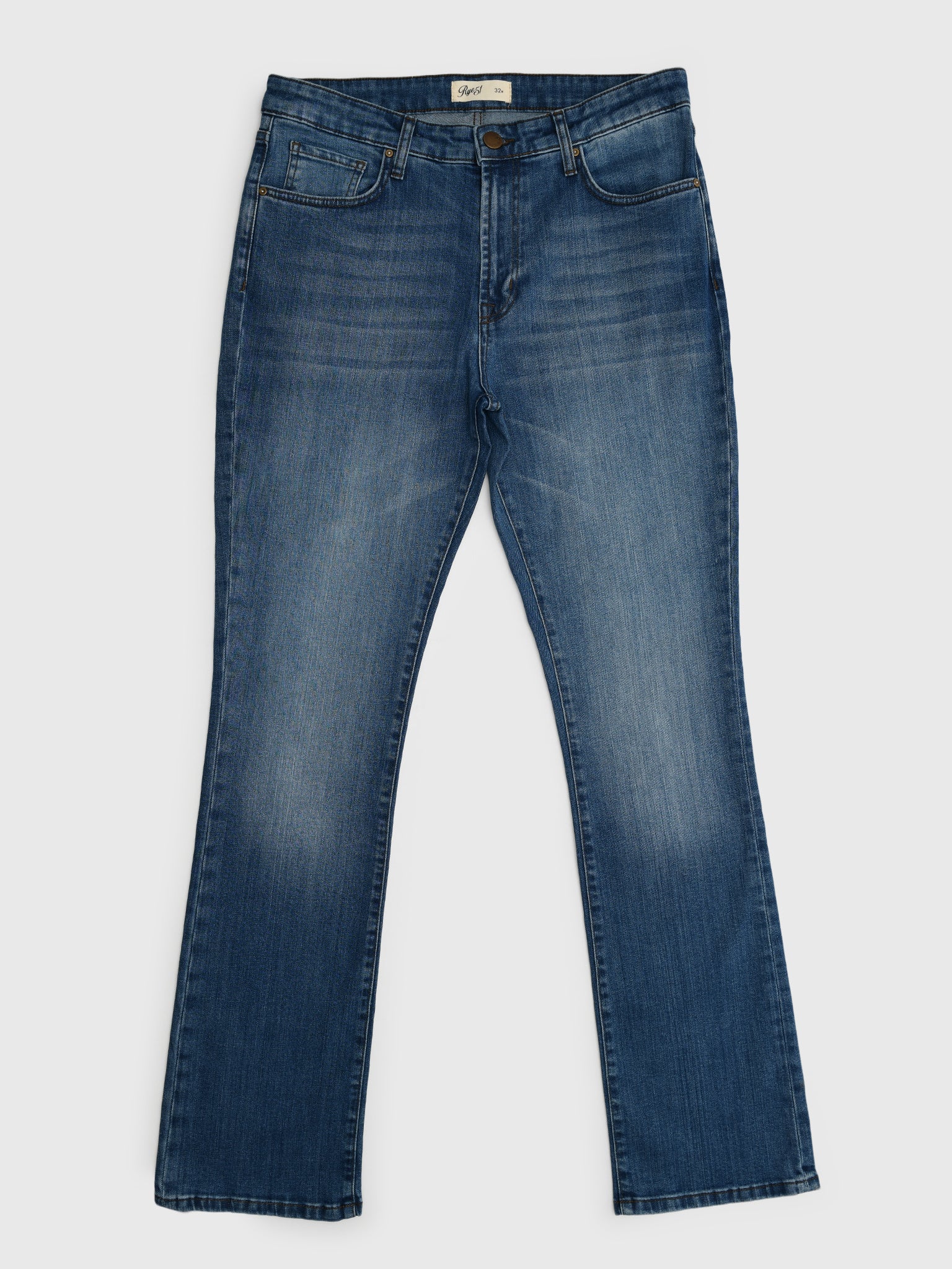 Rye51 Men's Bud Bootcut Stretch Denim Jean