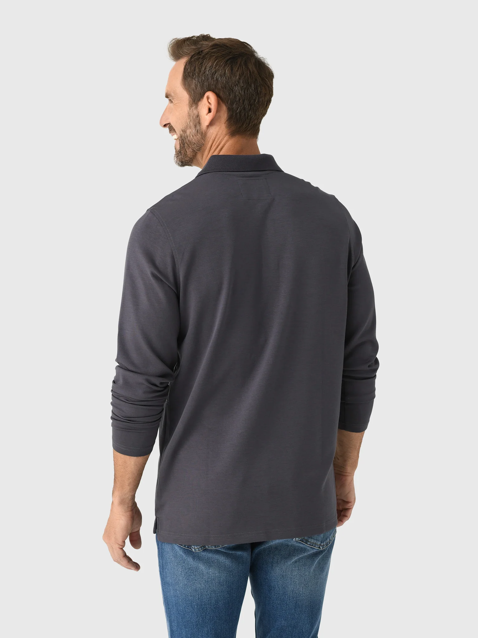 RYE51 Men's The Holden Long Sleeve Polo - Image 3