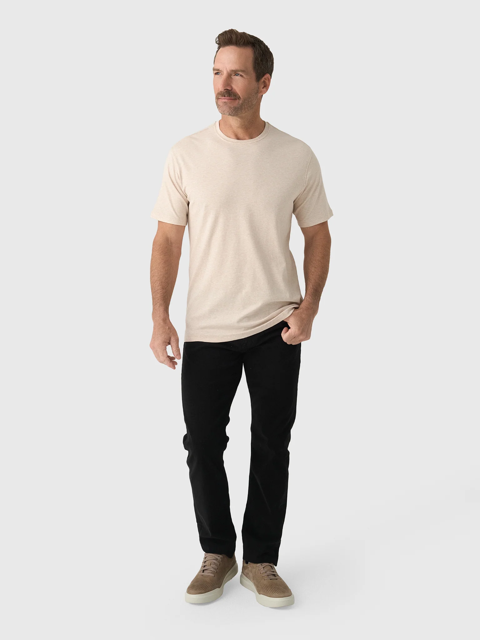RYE51 Men's The Luxe Supima Crew Neck Short Sleeve Tee - Image 2