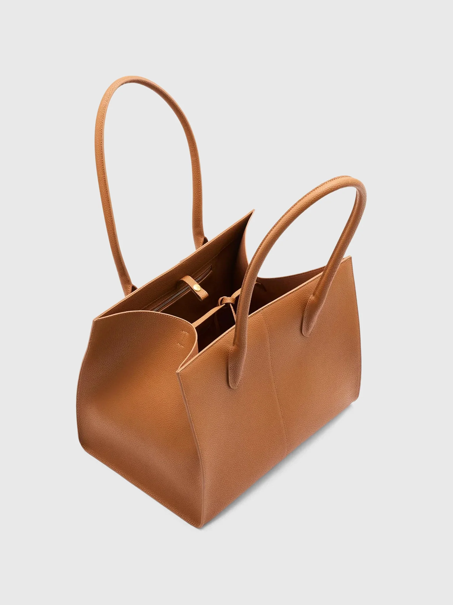 Rylan Leather Grained Large Tote - Image 3