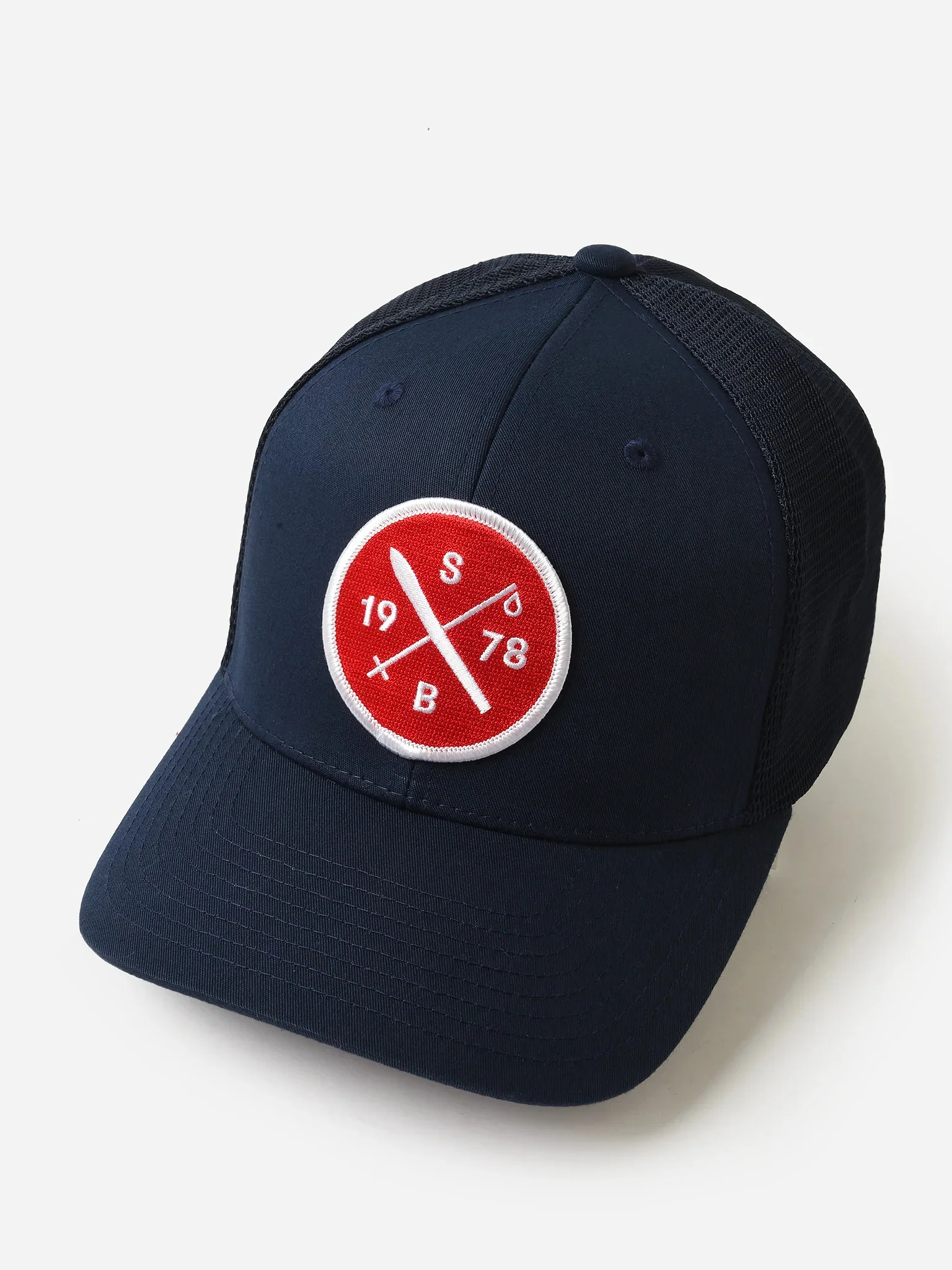 Saint Bernard Ski Cross Trucker Hat - Image 3