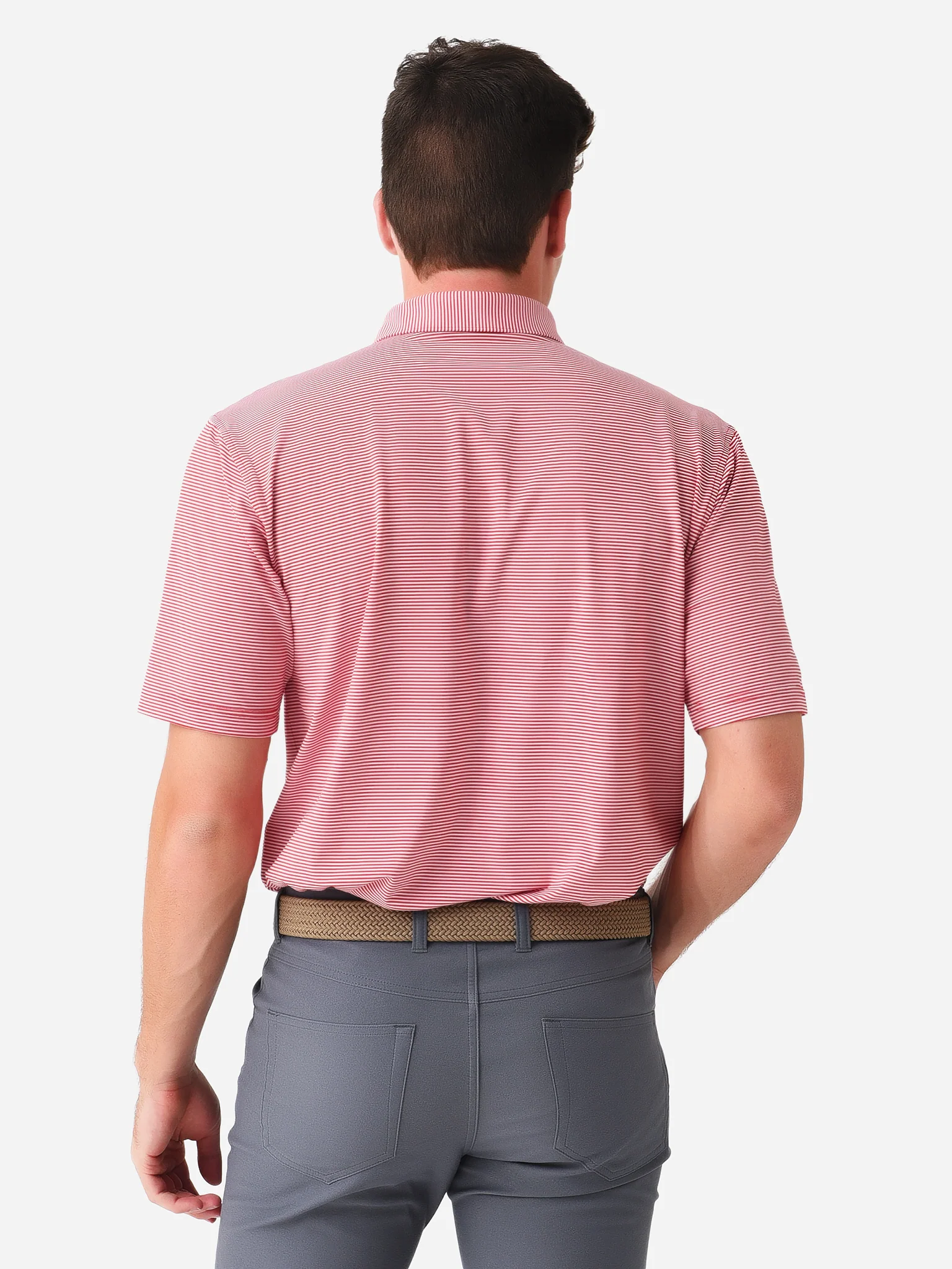 Saint Bernard Men's Carter Stripe Performance Polo - Image 10