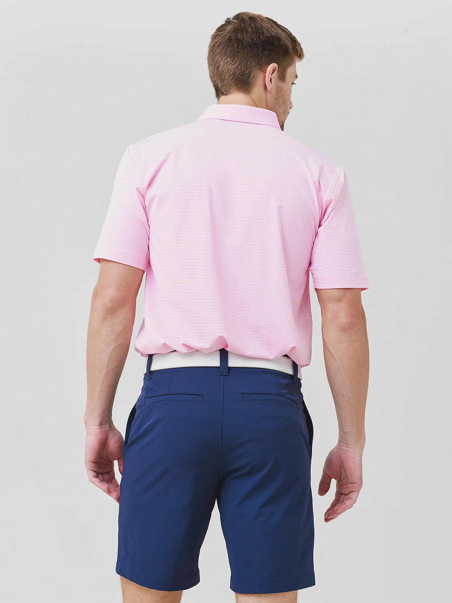 Saint Bernard Men's Carter Stripe Performance Polo - Image 12