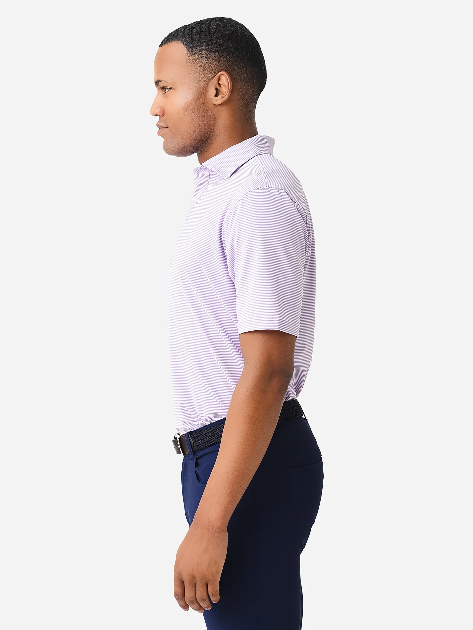 Saint Bernard Men's Carter Stripe Performance Polo - Image 15
