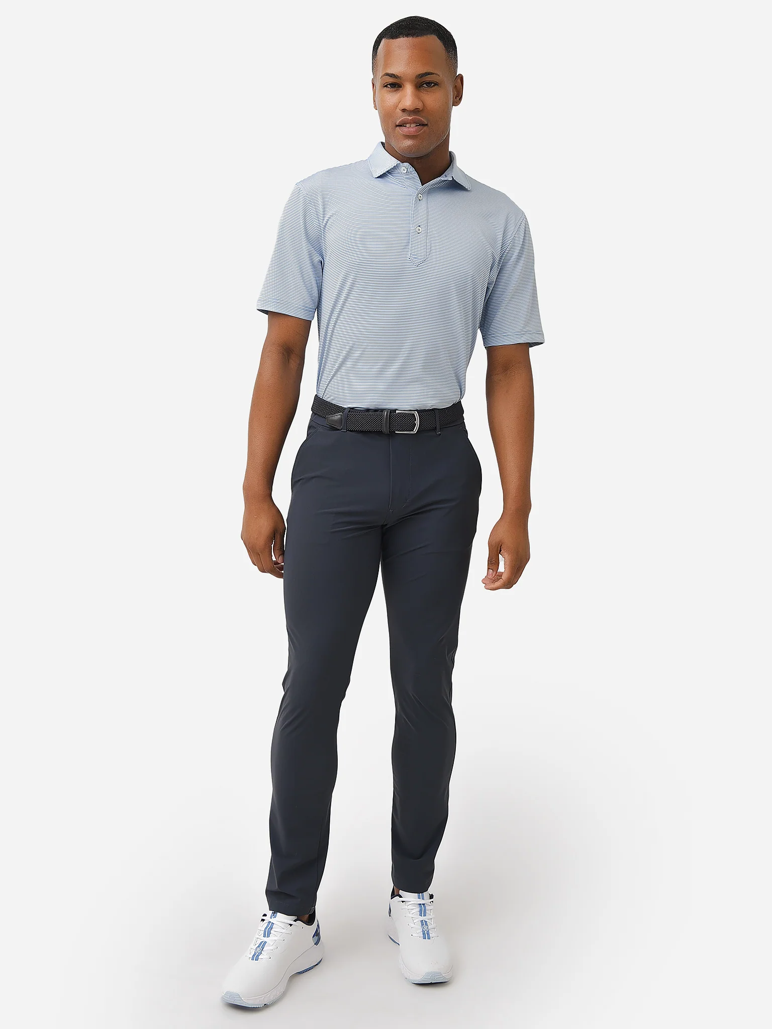 Saint Bernard Men's Carter Stripe Performance Polo - Image 17