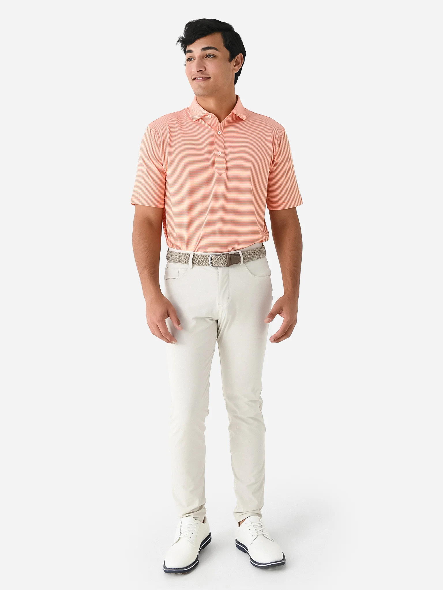 Saint Bernard Men's Carter Stripe Performance Polo - Image 2