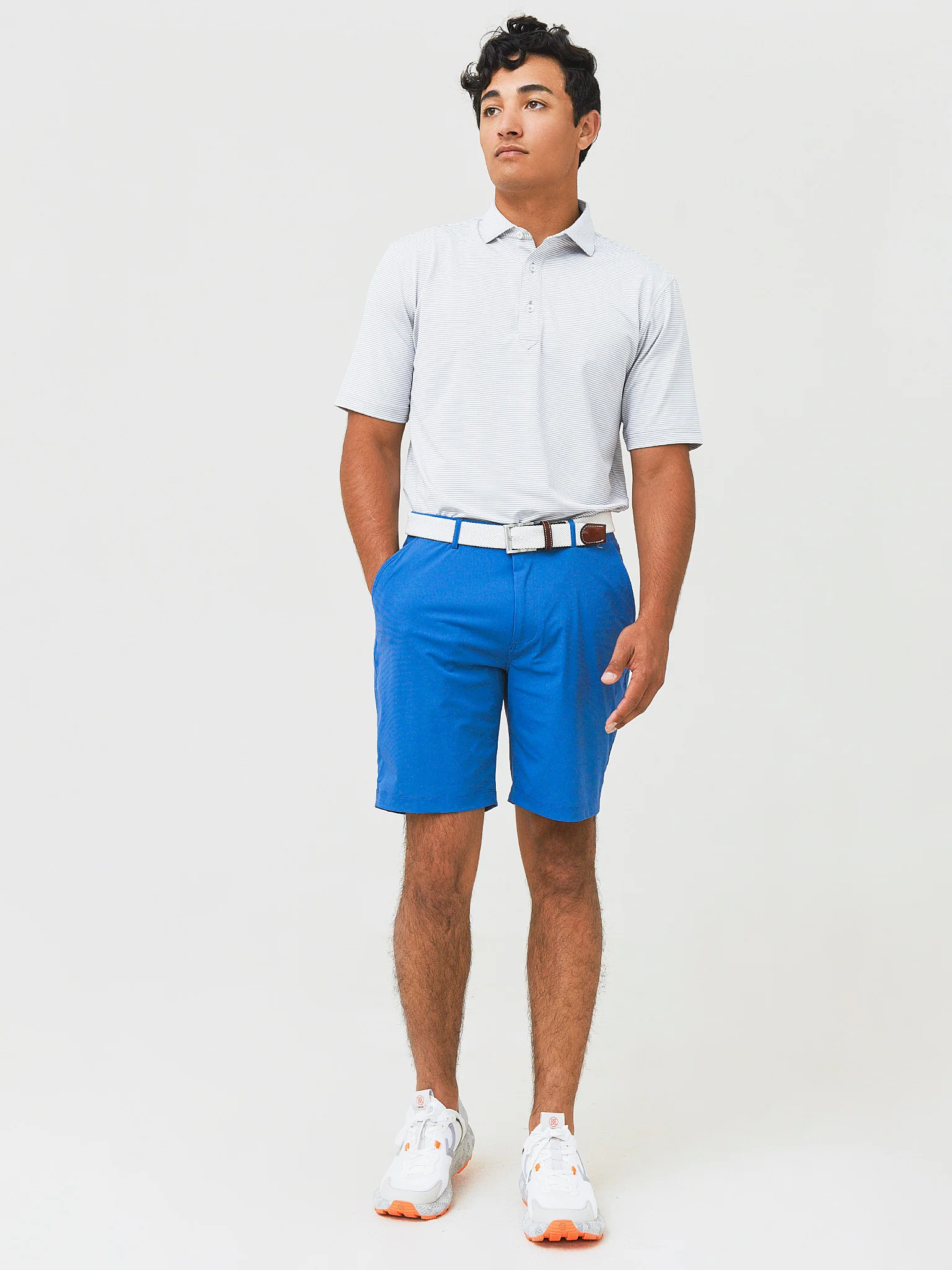 Saint Bernard Men's Carter Stripe Performance Polo - Image 20