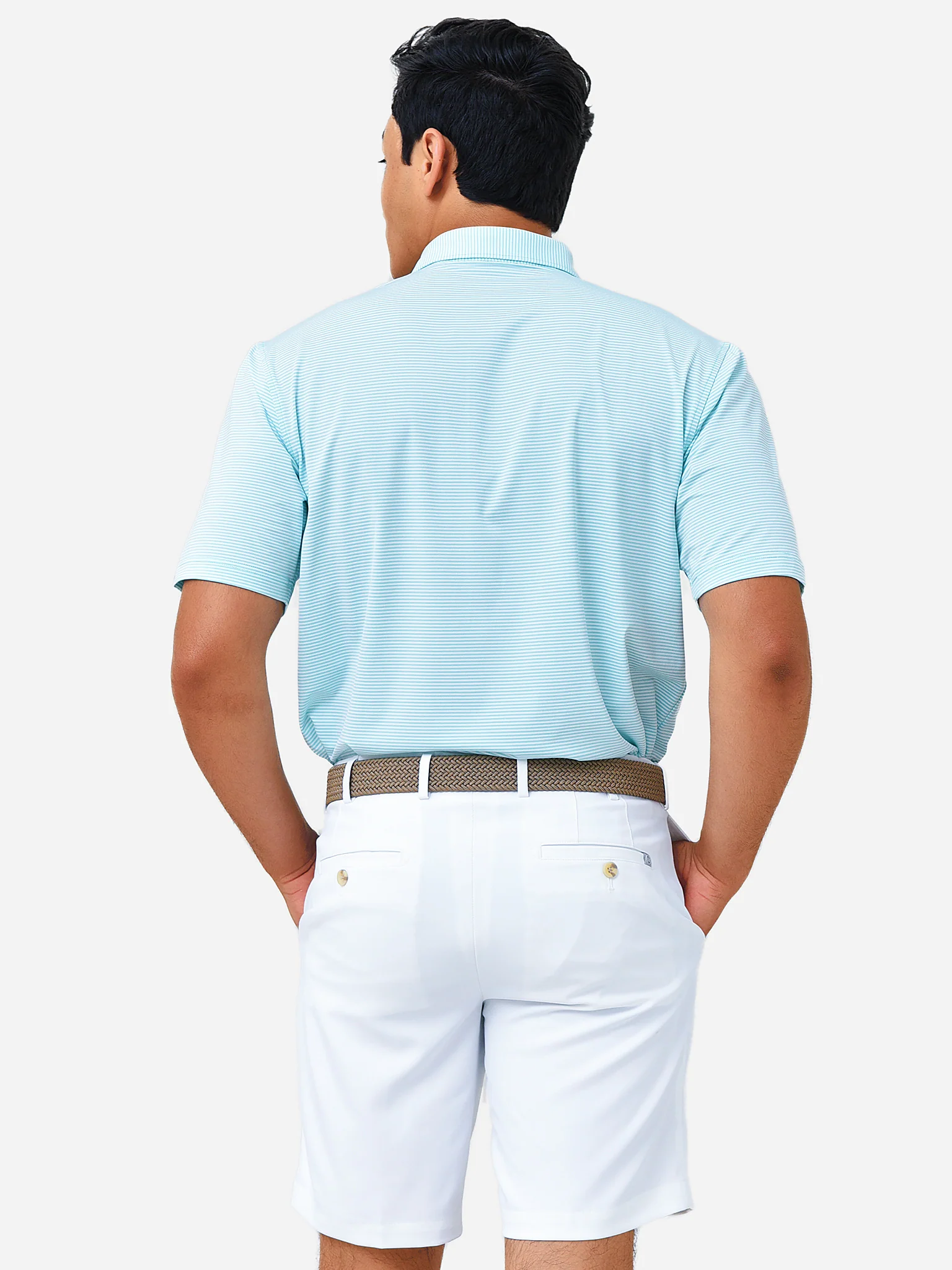 Saint Bernard Men's Carter Stripe Performance Polo - Image 24