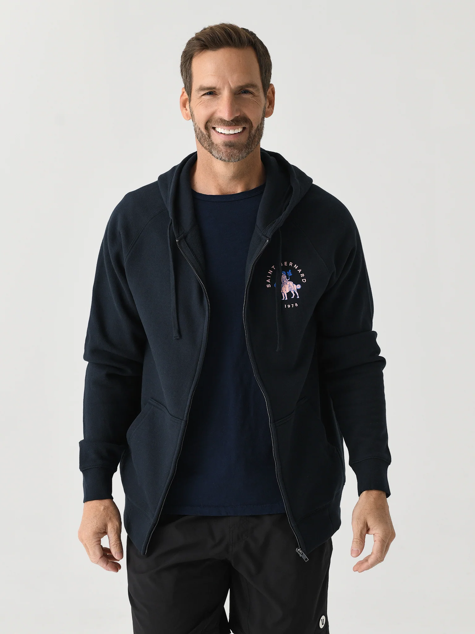 Saint Bernard Men's Goddess Zip Hoodie
