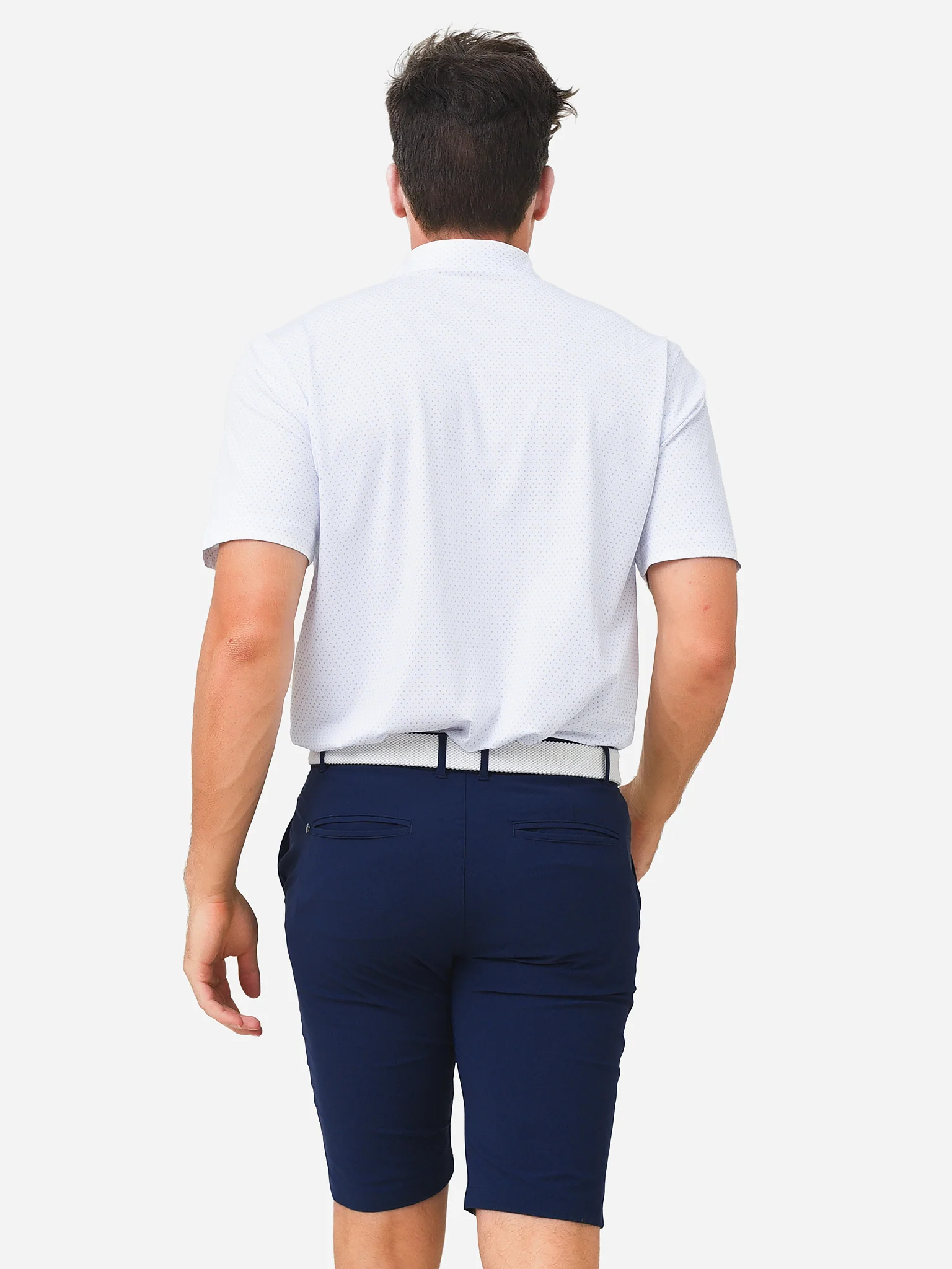 Saint Bernard Men's Grant Birdseye Performance Polo - Image 5