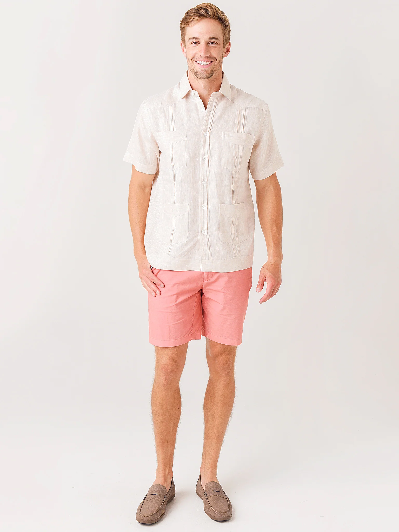 Saint Bernard Men's Guayabera Shirt - Image 5