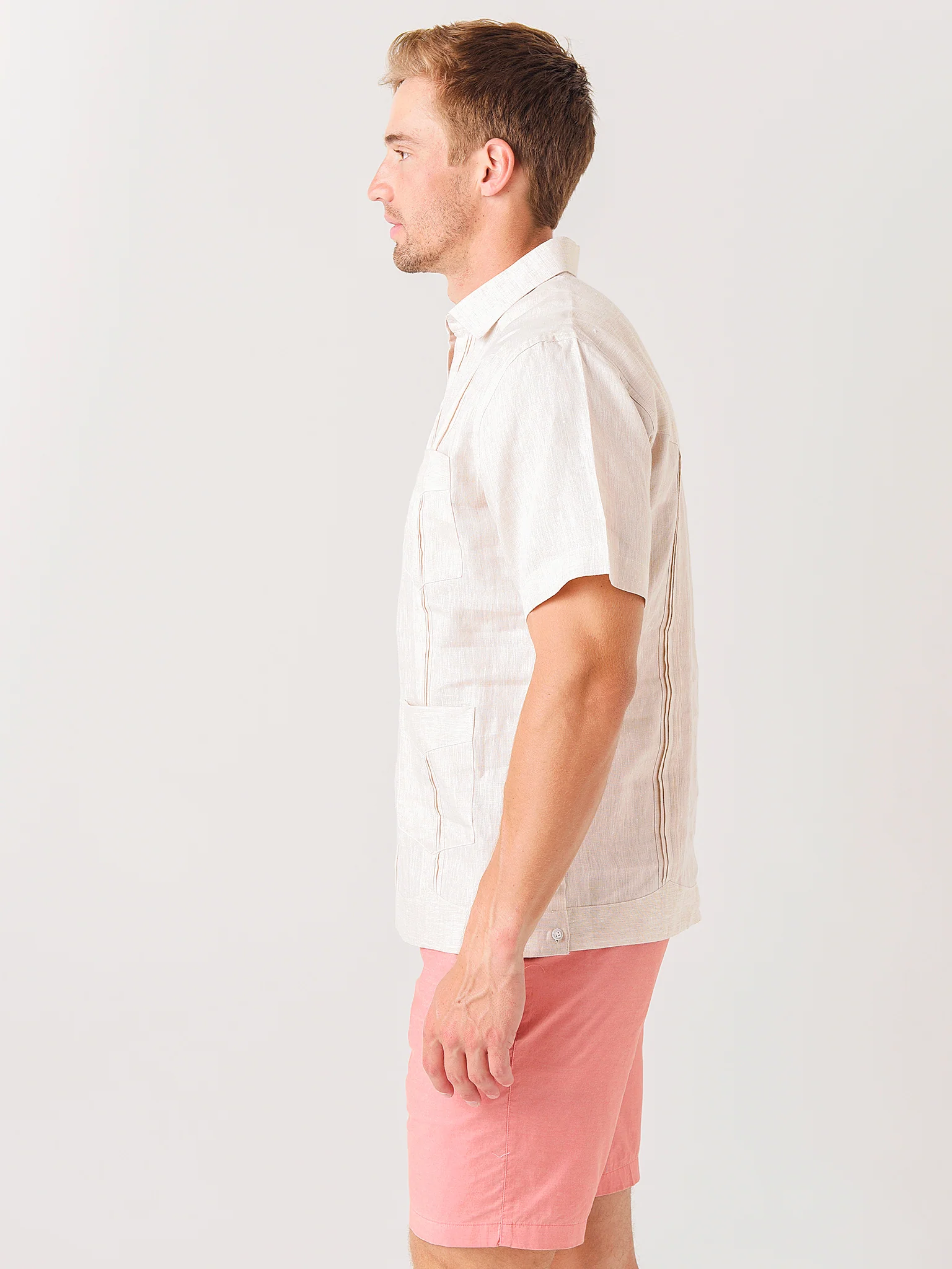 Saint Bernard Men's Guayabera Shirt - Image 6