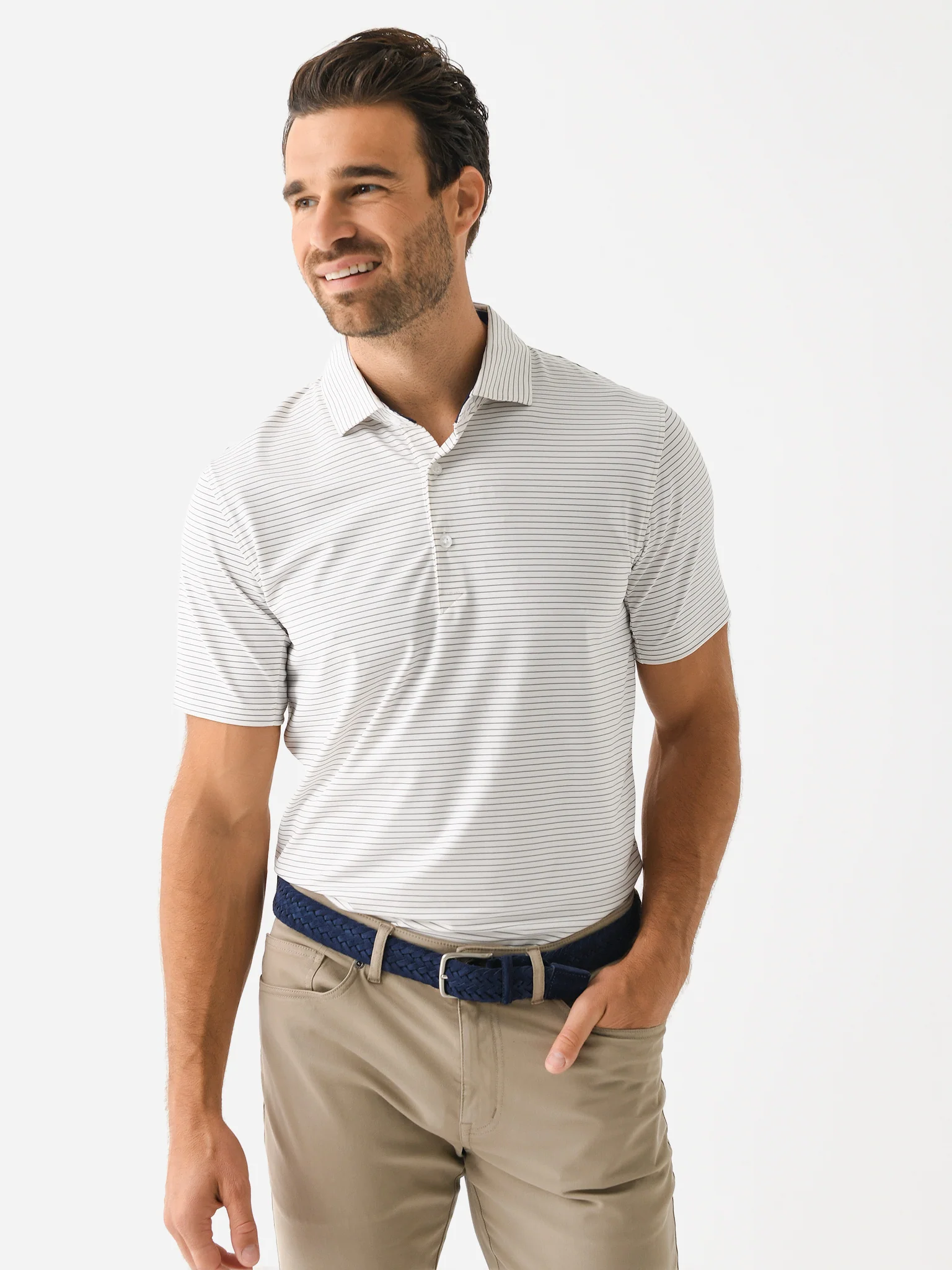 Saint Bernard Men's Taylor Winslow Stripe Polo