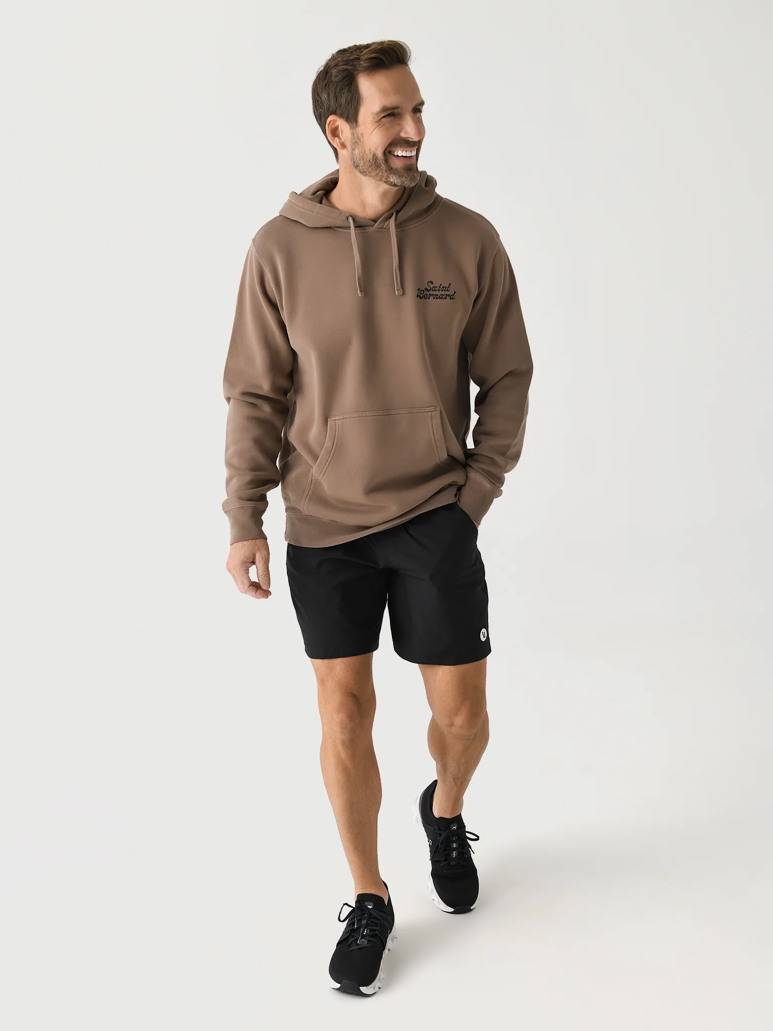 Saint Bernard Men's Wordmark Hoodie - Image 2