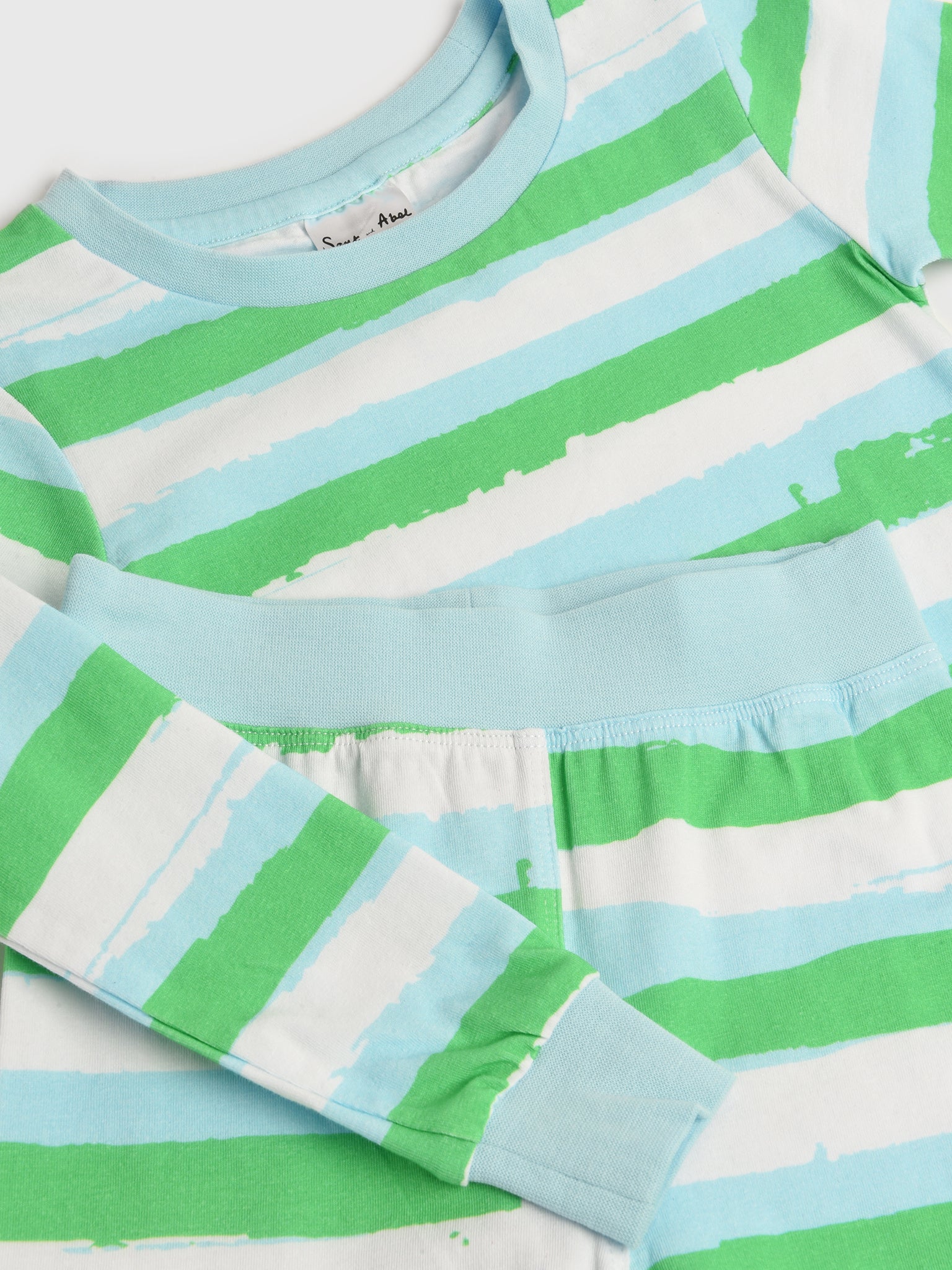 Sant And Abel Kids' Wild Stripes Pajama Set - Image 2