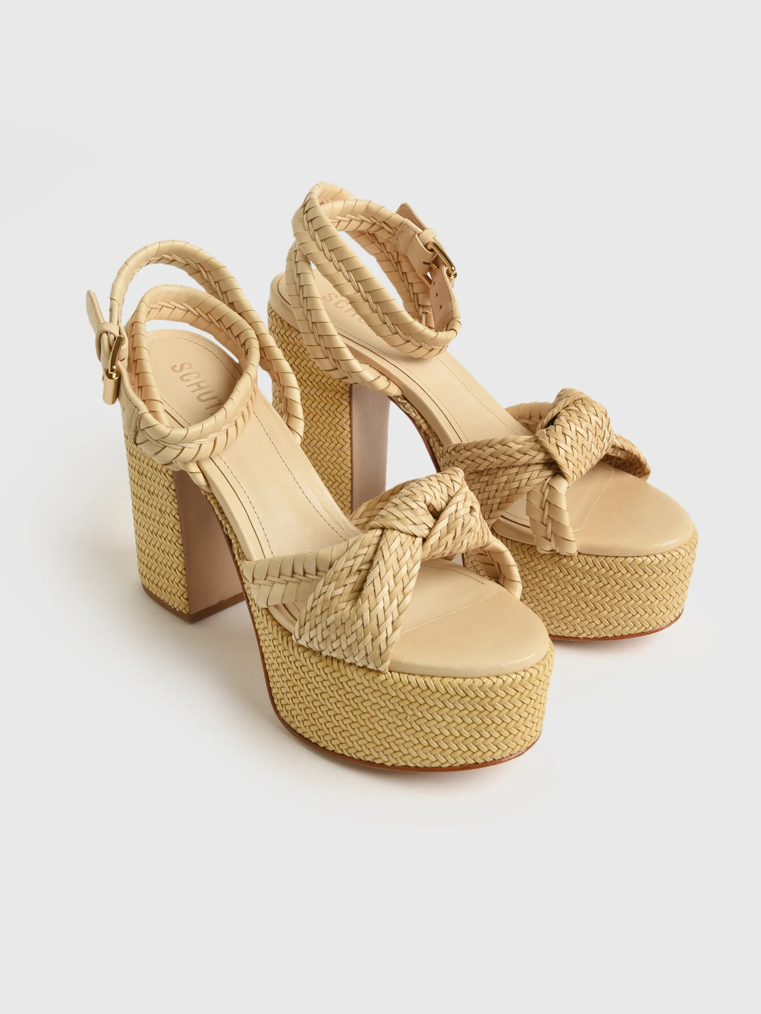 Schutz Women's Khari Platform Leather Sandal