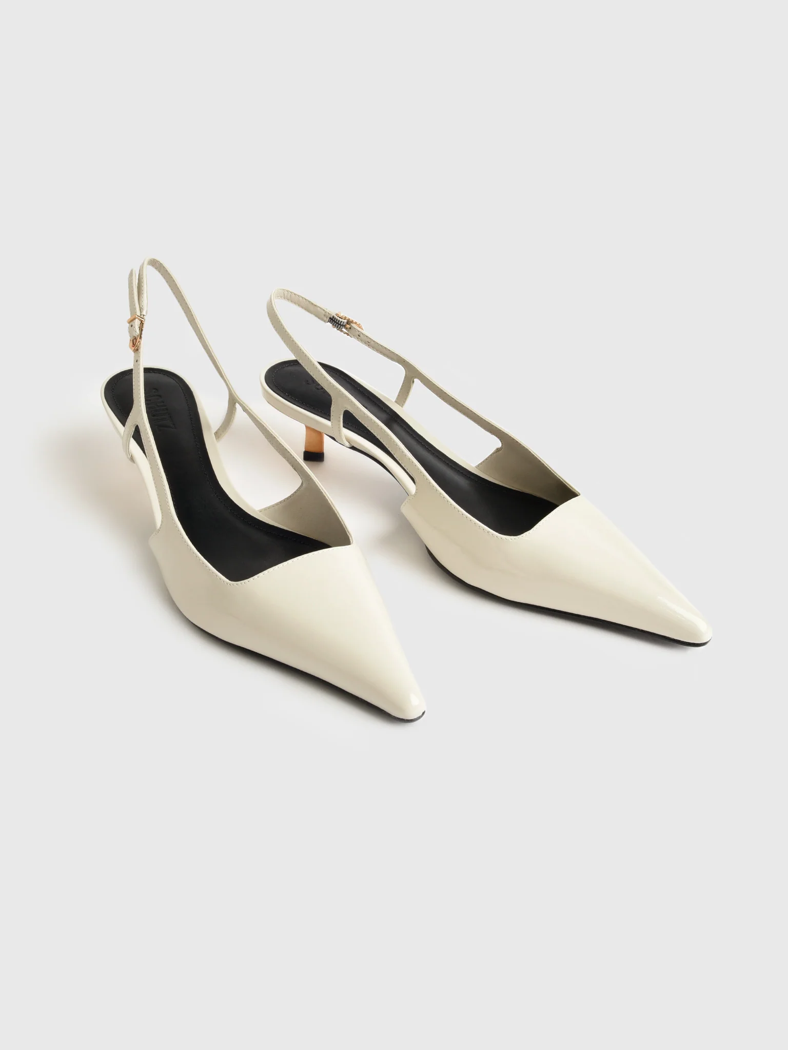 Schutz Women's Sophia Mid Leather Slingback Pump - Image 5