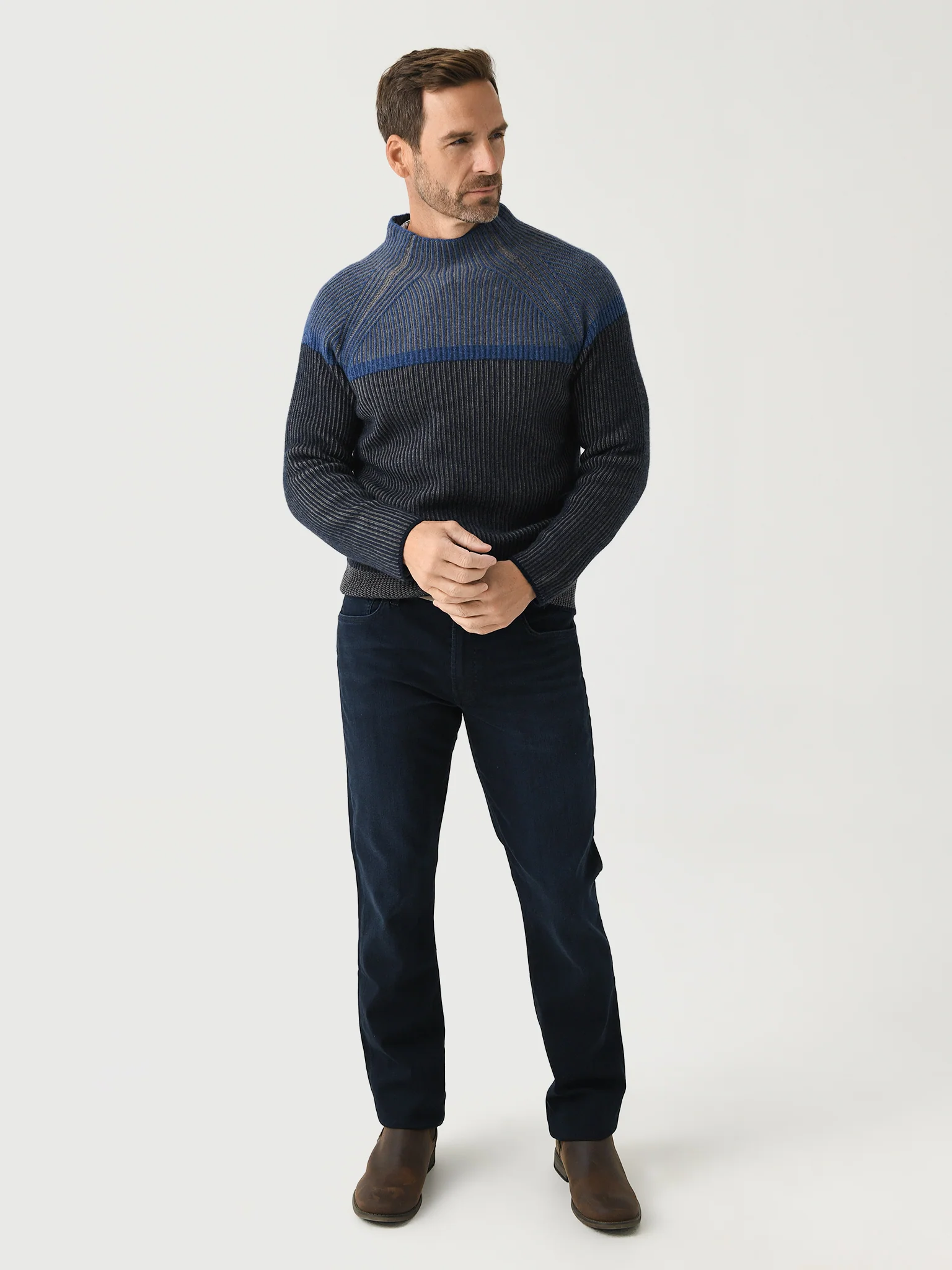 Sease Men's Dinghy Mock Sweater - Image 2