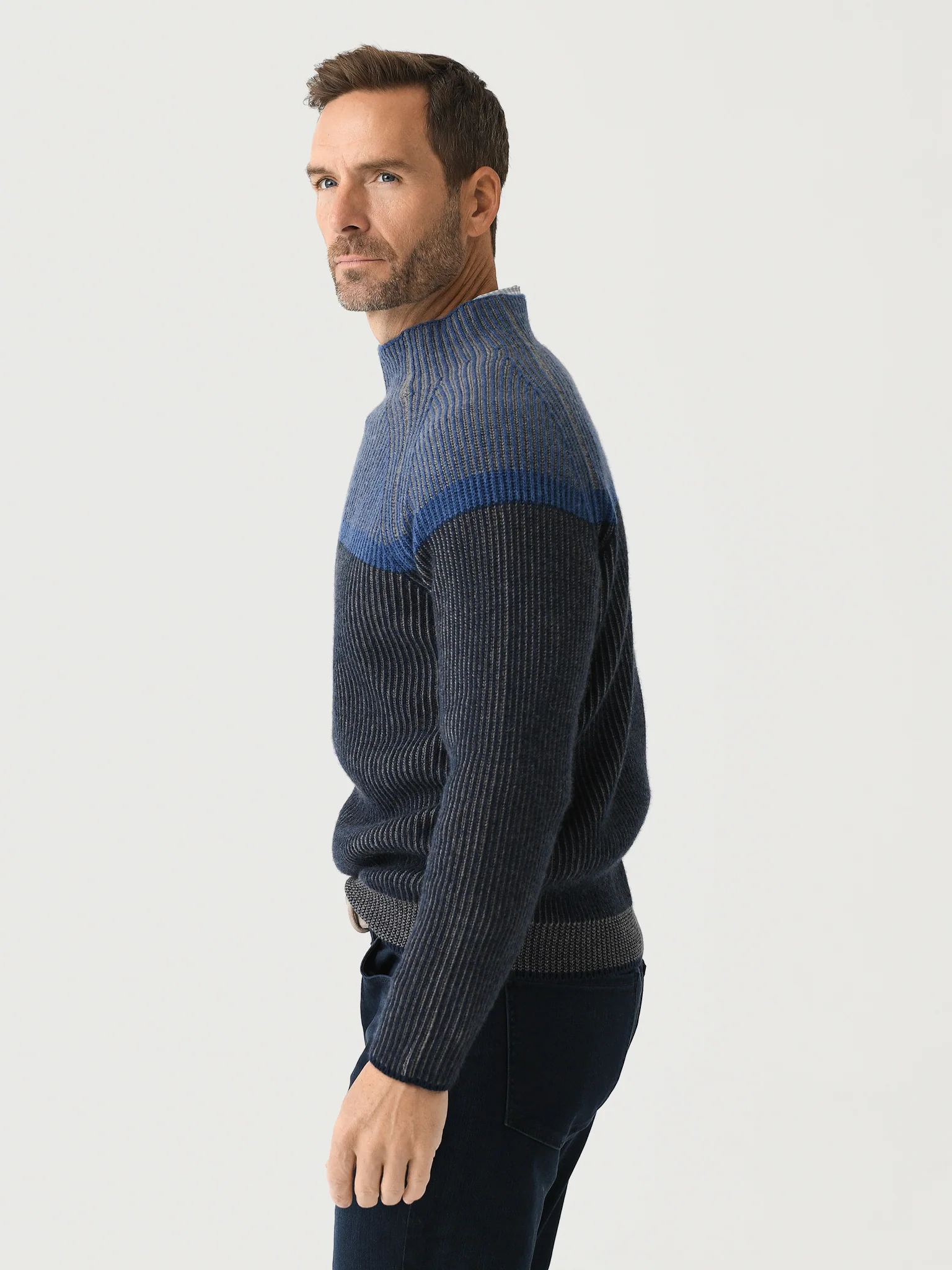 Sease Men's Dinghy Mock Sweater - Image 3