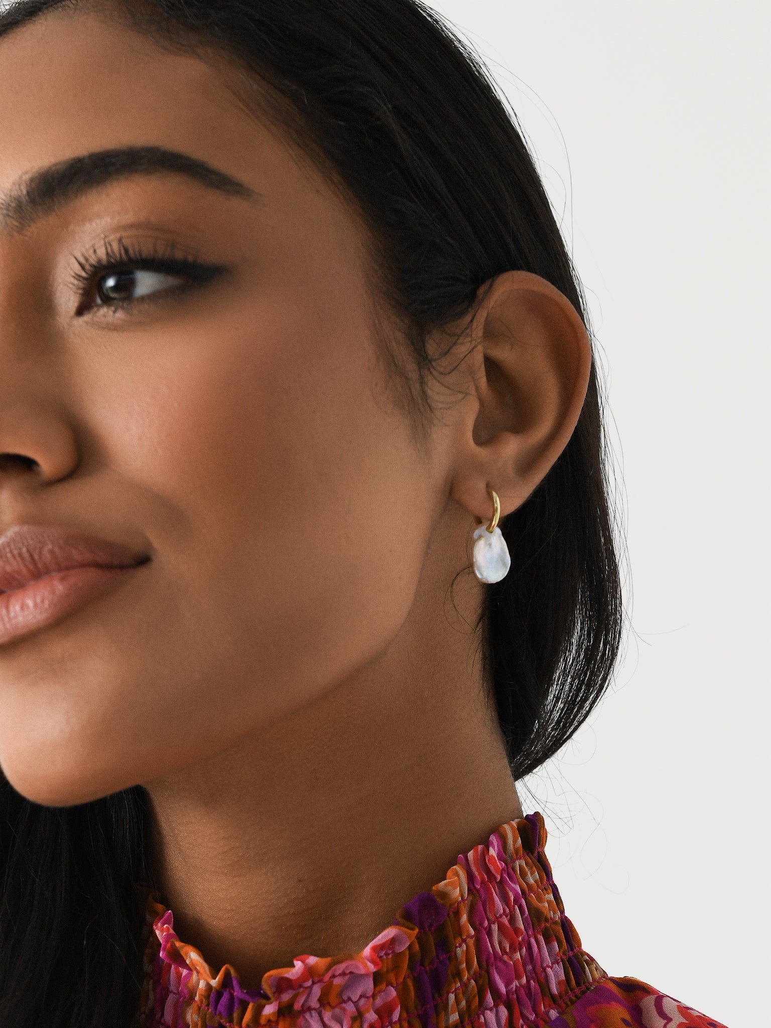 Shashi Giselle Huggie Earrings - Image 2