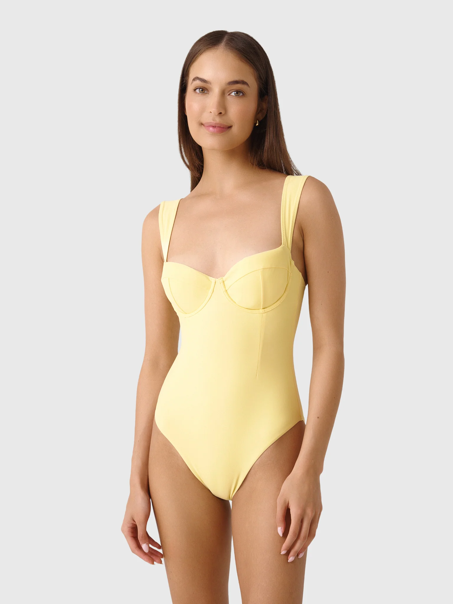 Simkhai Women's Kyle Bustier One-Piece Swimsuit