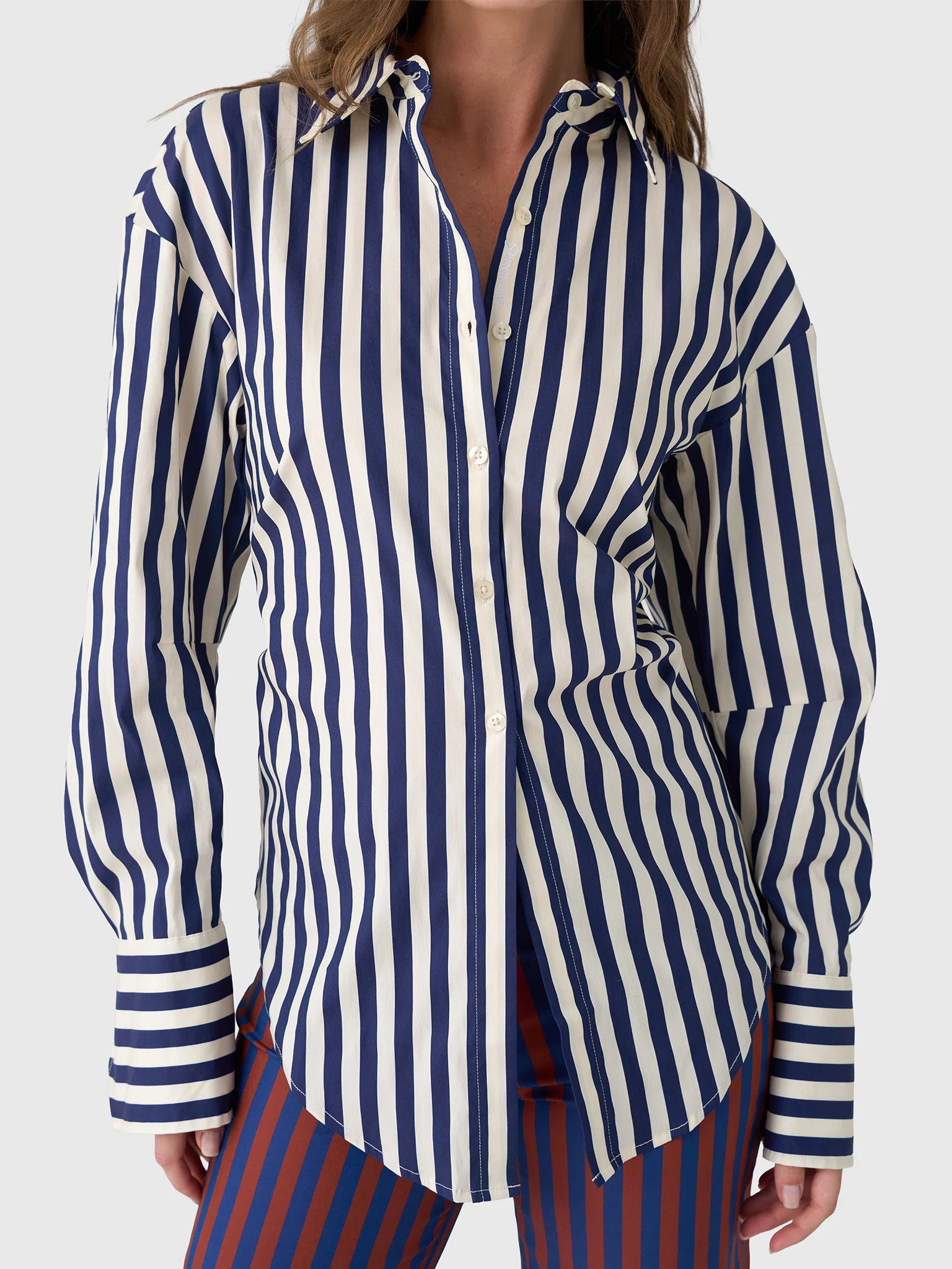 Simon Miller Women's Loch Poplin Button-Down Shirt - Image 22
