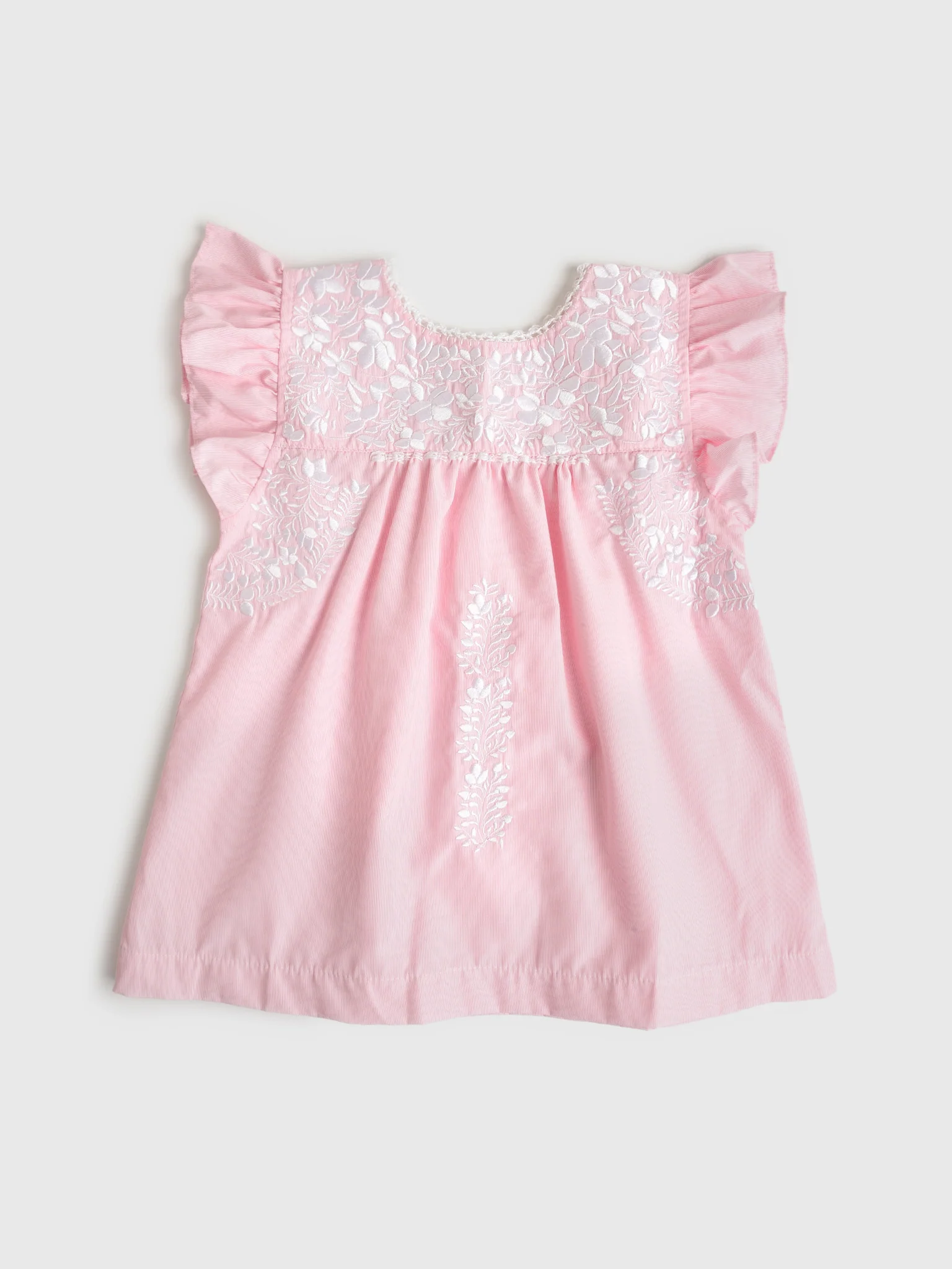 Six Honeybees Girls' Flutter Sleeve Puebla Top - Image 3