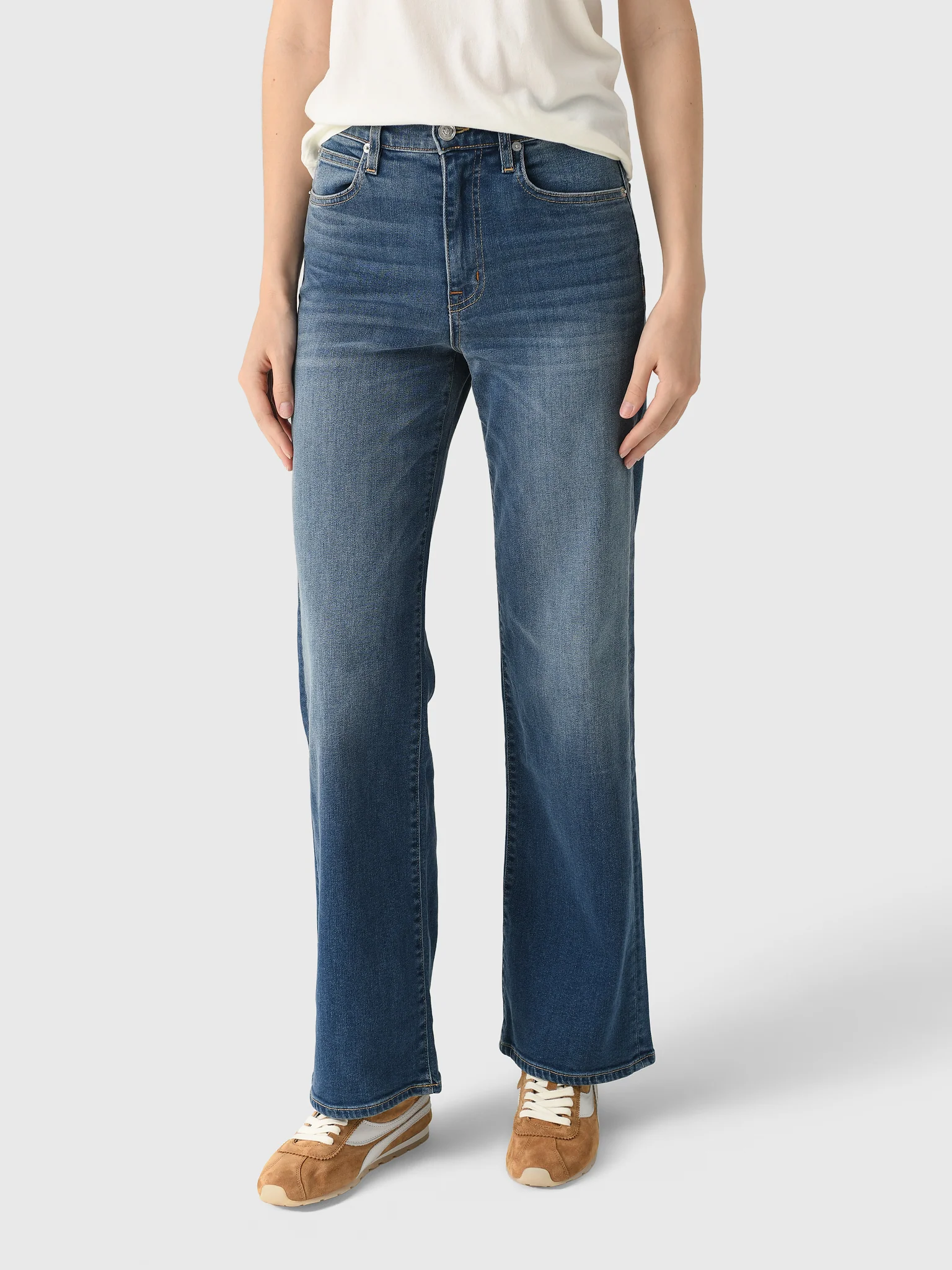 SLVRLAKE Women's Grace Wide Leg Jean - Image 13