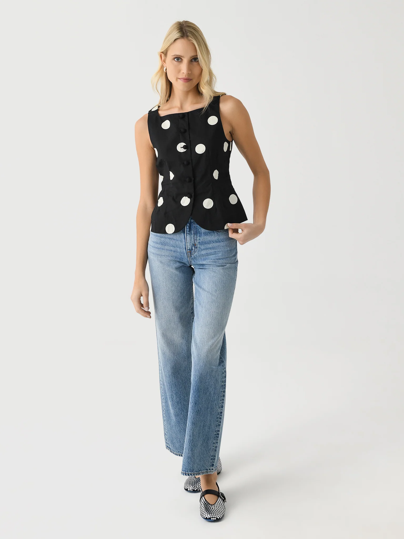 SLVRLAKE Women's Grace Wide Leg Jean - Image 6