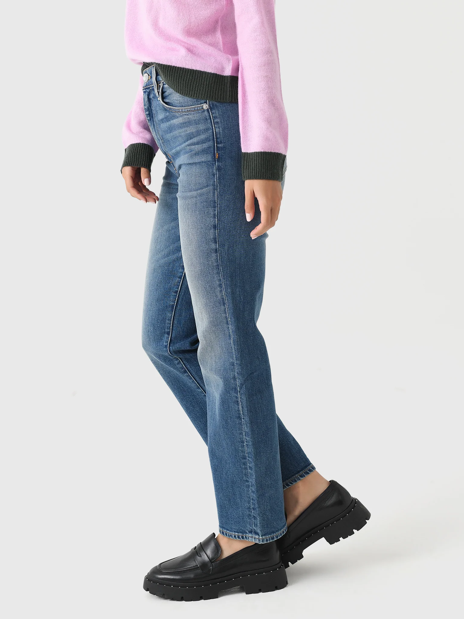 SLVRLAKE Women's London Ankle Jean - Image 3