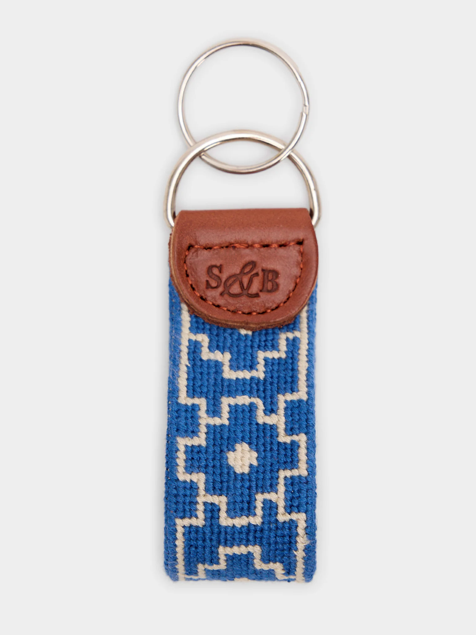 Smathers & Branson Claiborne Needlepoint Key Fob