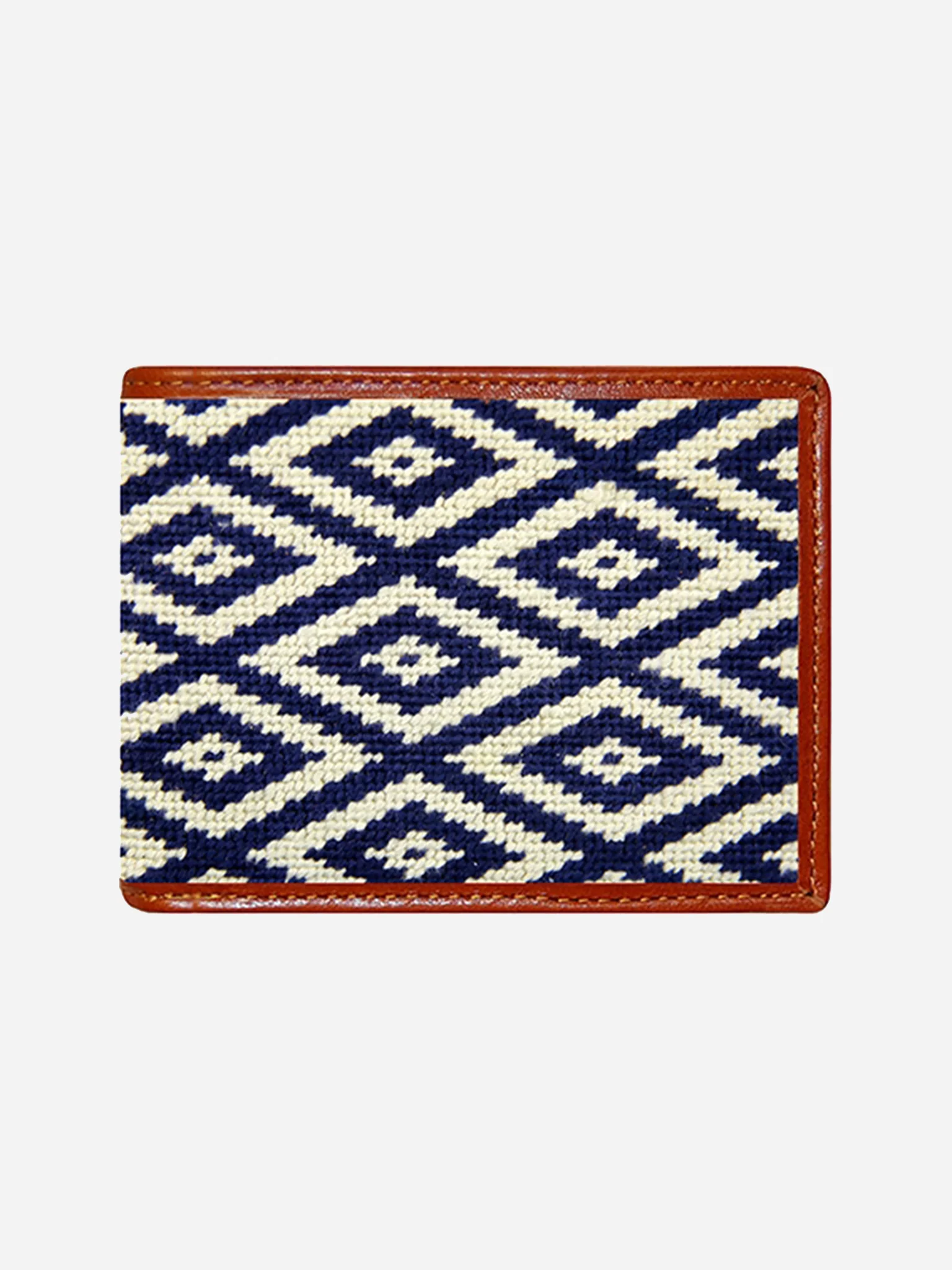 Smathers + Branson Gaucho Mini Needlepoint Bi-Fold Wallet