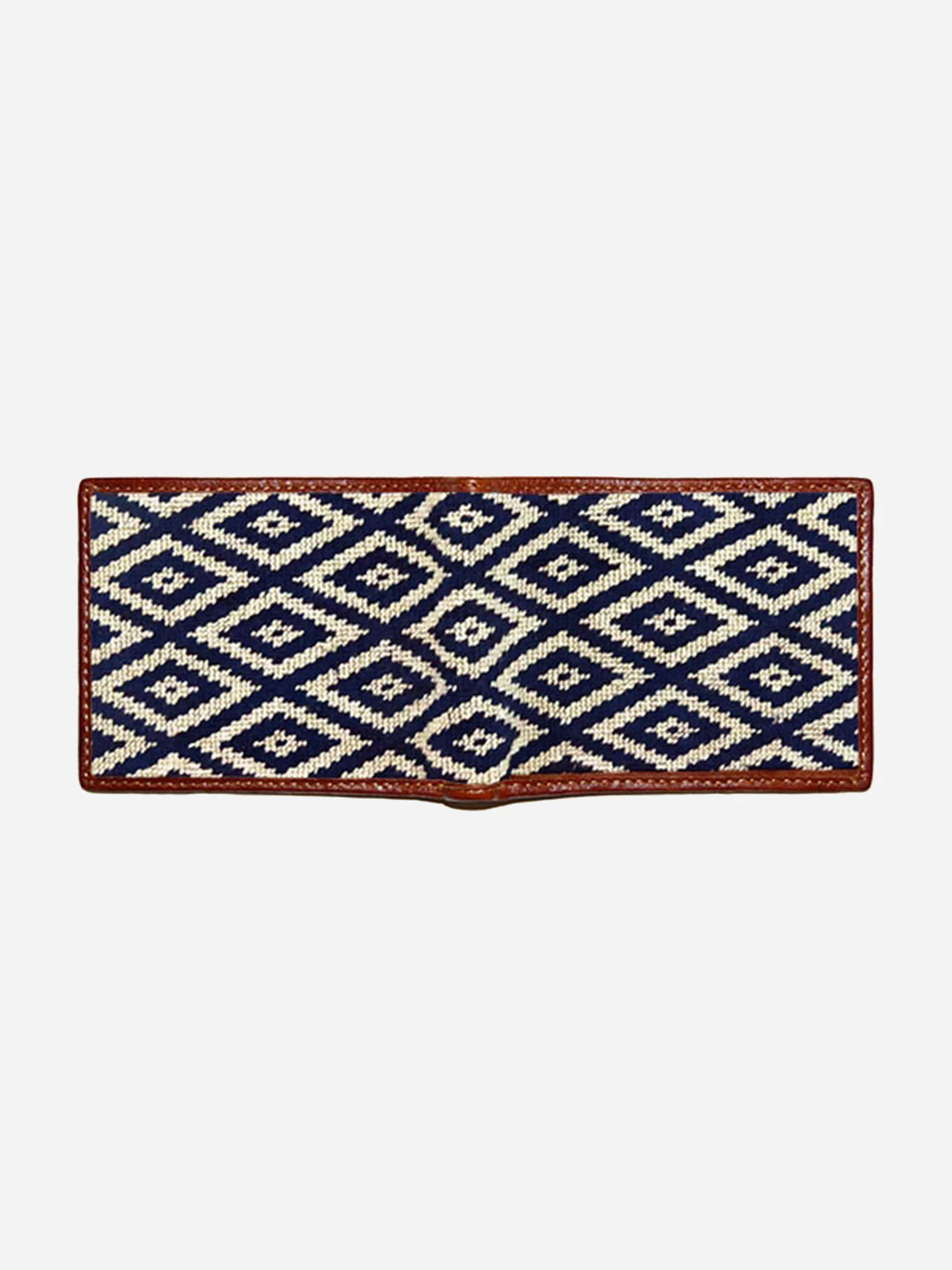 Smathers + Branson Gaucho Mini Needlepoint Bi-Fold Wallet - Image 2