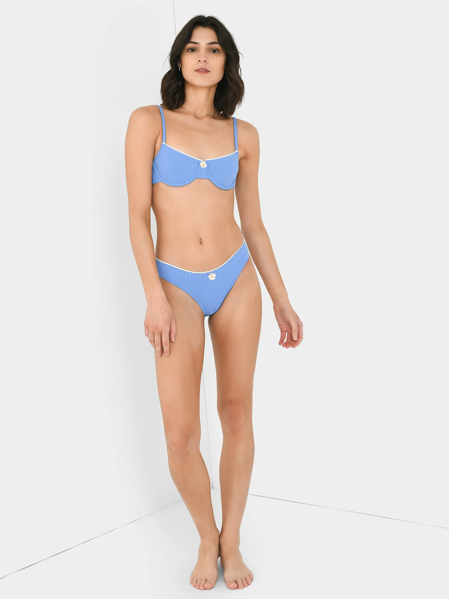 Solid + Striped Women's The Daphne Ribbed Bikini Bottom - Image 2