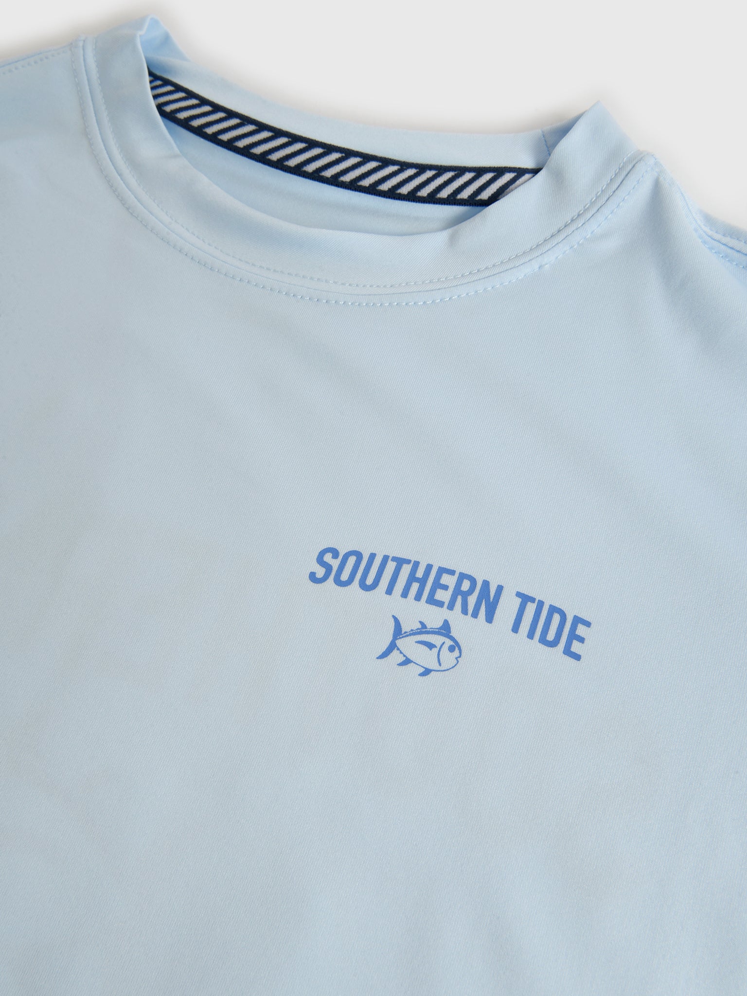 Southern Tide Boys' Blue Sails Long Sleeve Performance T-Shirt - Image 2